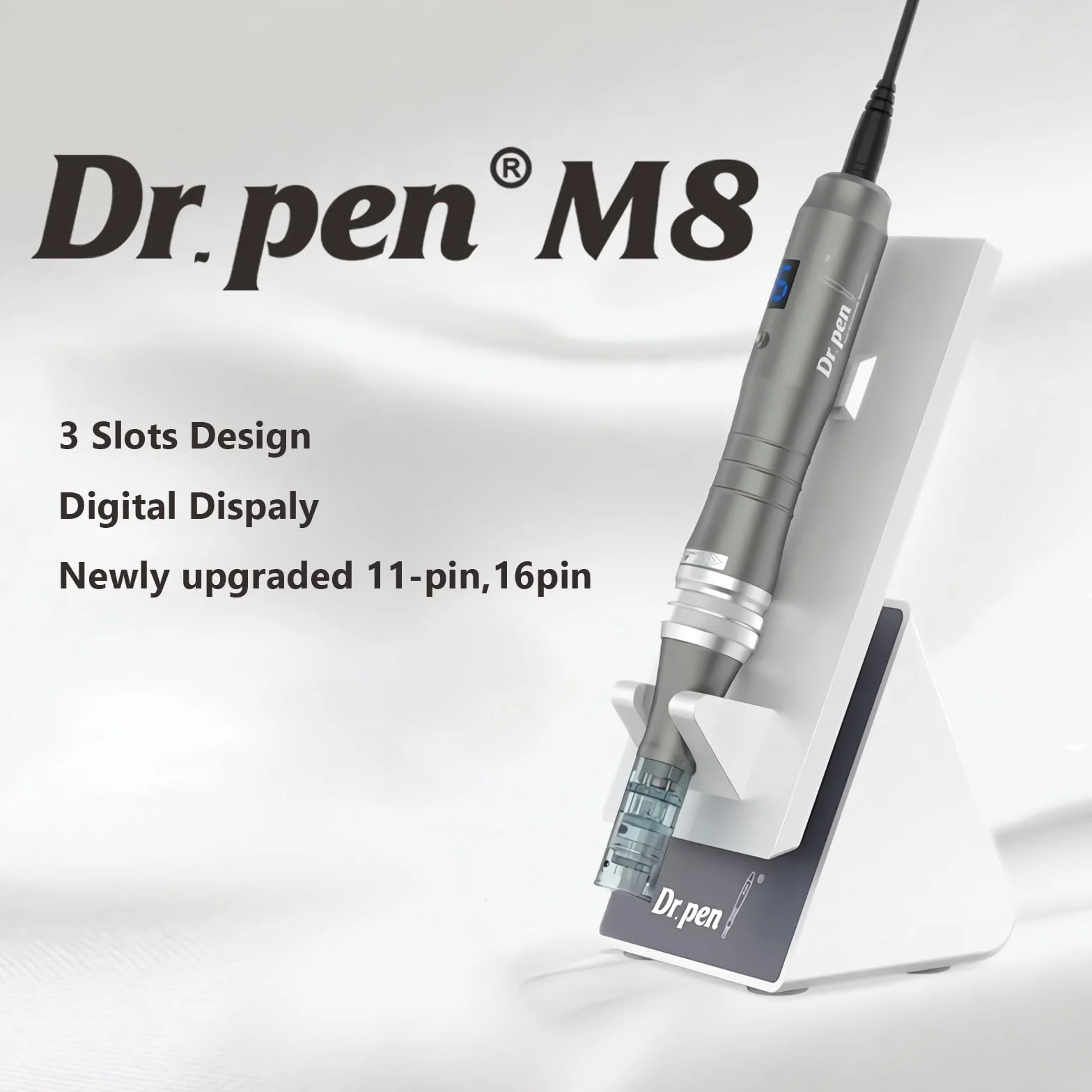Dr.pen Microneedling Ultima M8 Lápiz Inalámbrico Profesional 22 Cartuchos Kit Cuidado Piel