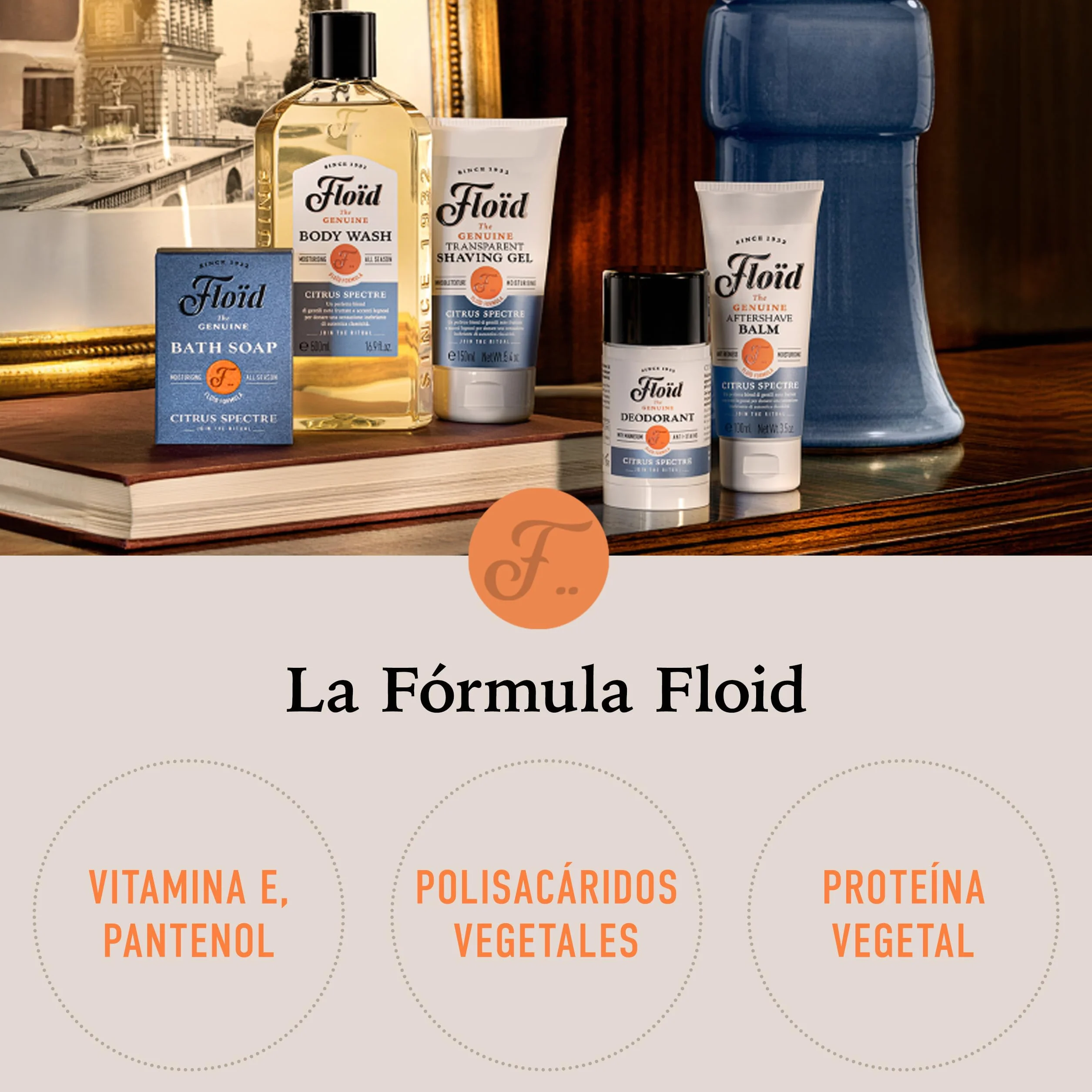 Floid After Shave Balm Citrus Spectre 100 ml bálsamo barba hidratante para después del afeitado