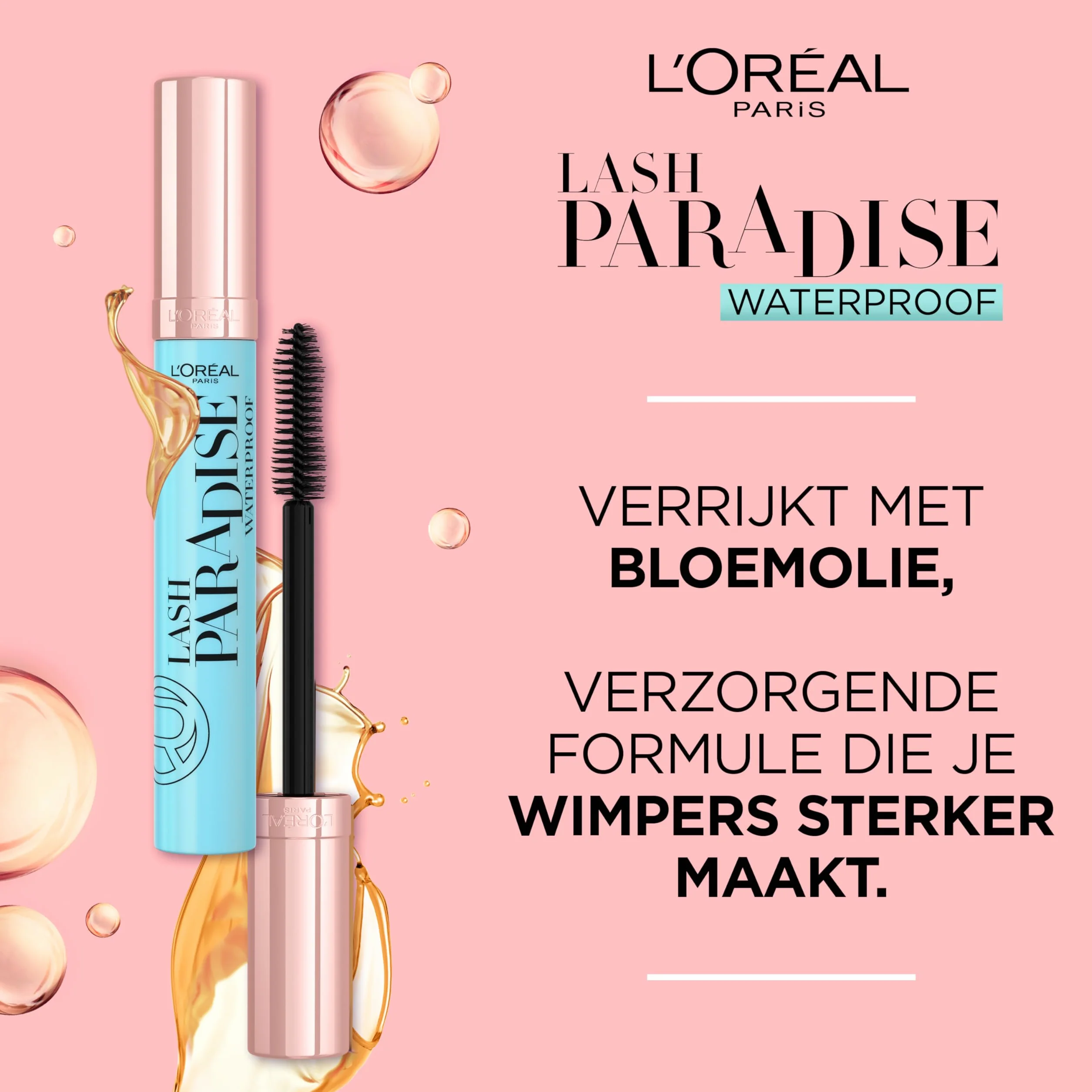 L'Oreal Paris Paradise Extatic Máscara de Pestañas Waterproof Negro 7 ml