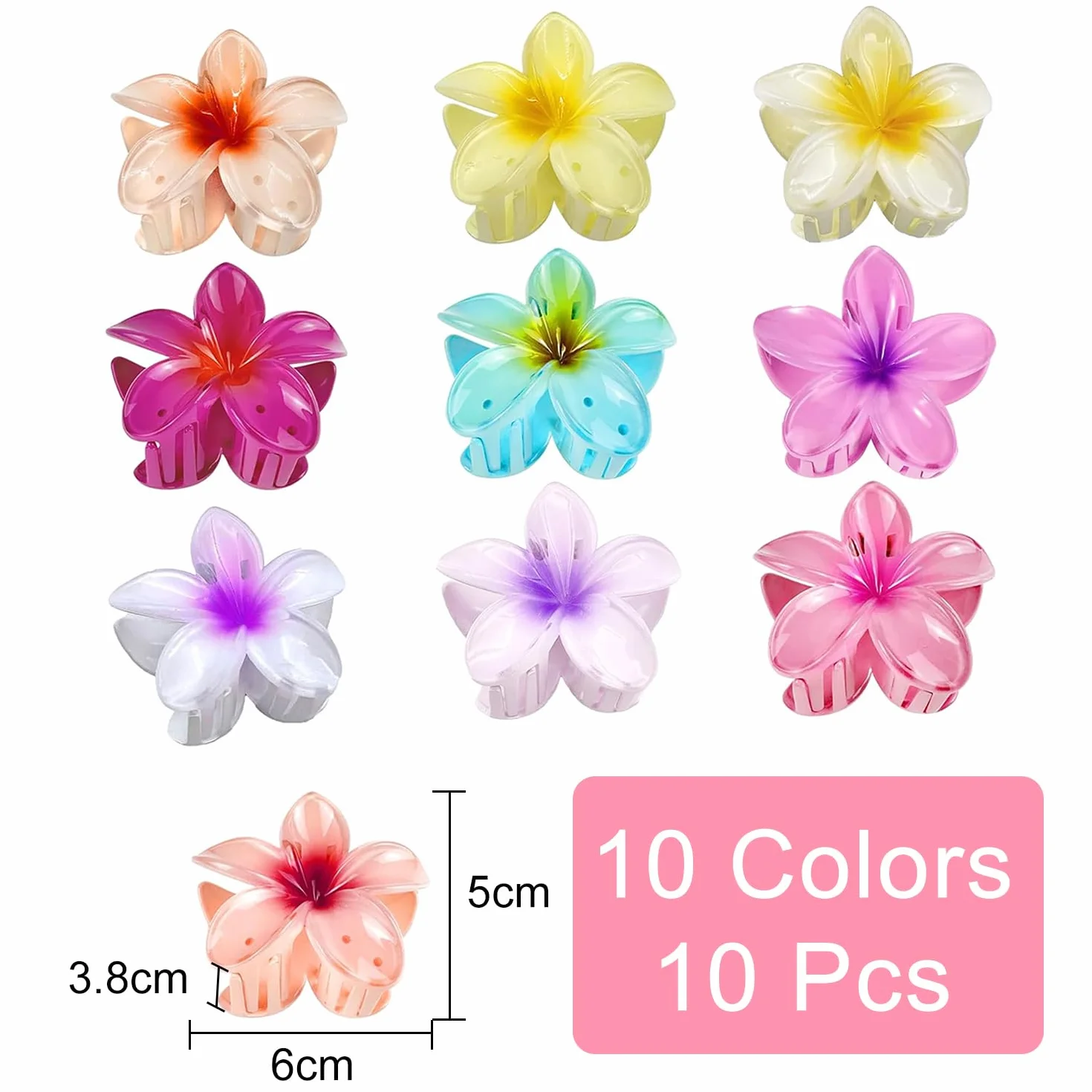 Pinzas para el Pelo con Diseño de Flor, Clips de Pelo de Flores para Mujeres, Boda