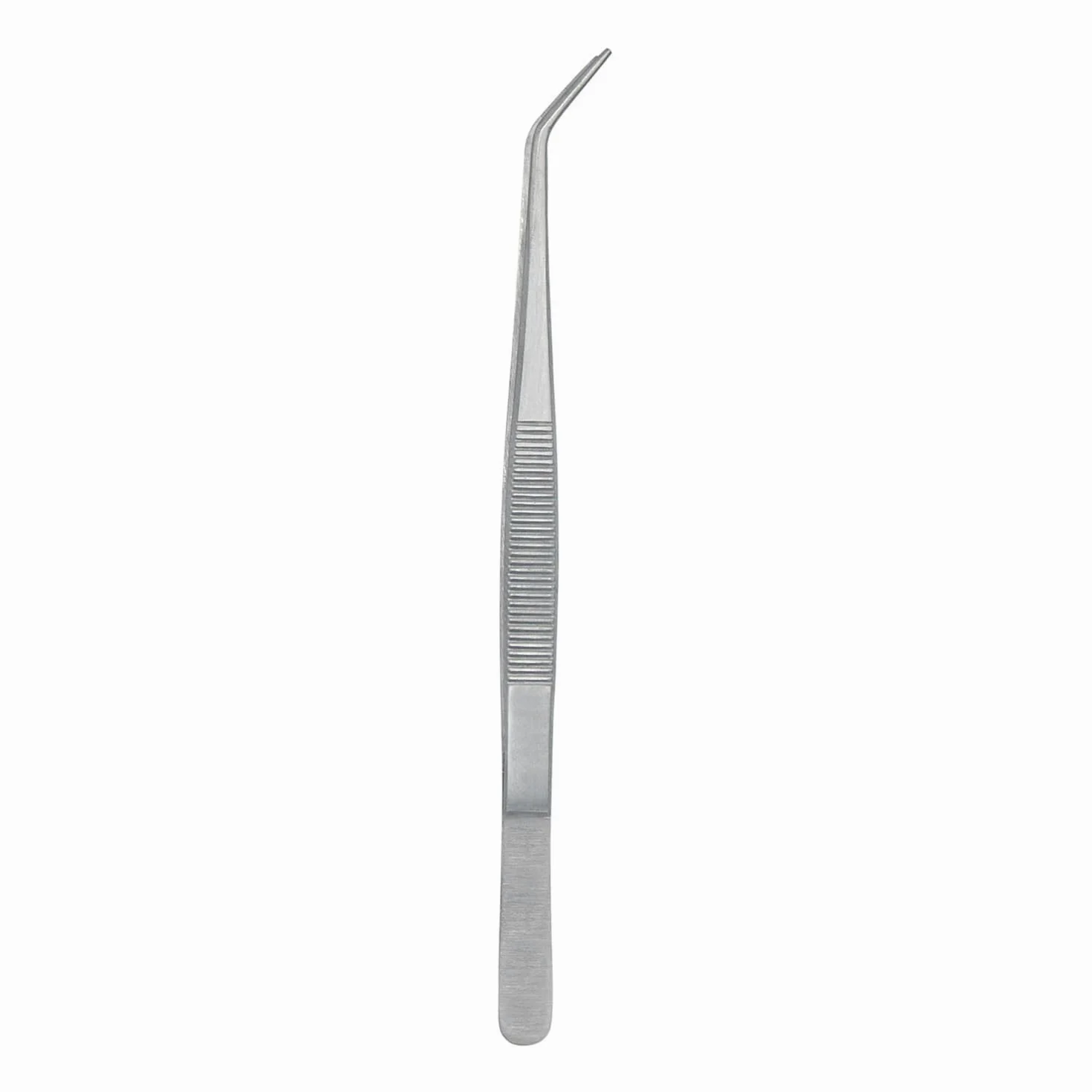 Pinzas de acero inoxidable, con punta dentada curvada, multiusos, pinzas para máquina de coser, pinzas para reparación de manualidades (10)