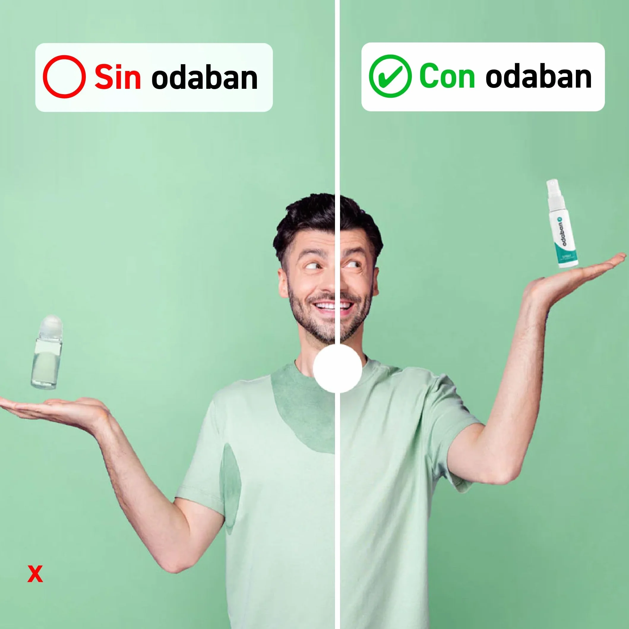 Odaban Antitranspirante Desodorante en Spray 30 ml contra el sudor intenso