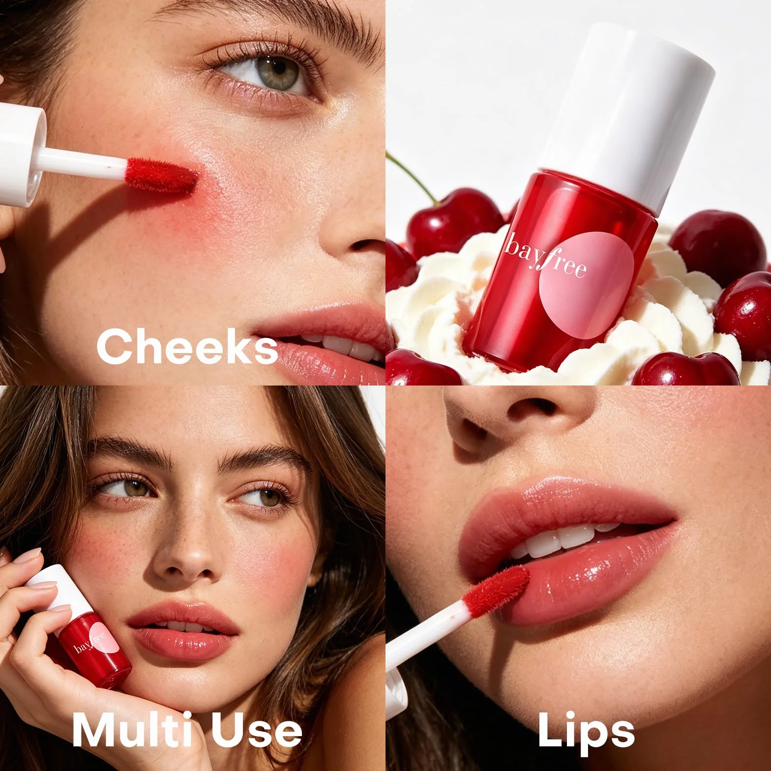 Bayfree 7 Colours Lip Tint Stain Set, Tinte Labios Duraderos Impermeables Mate Ligero