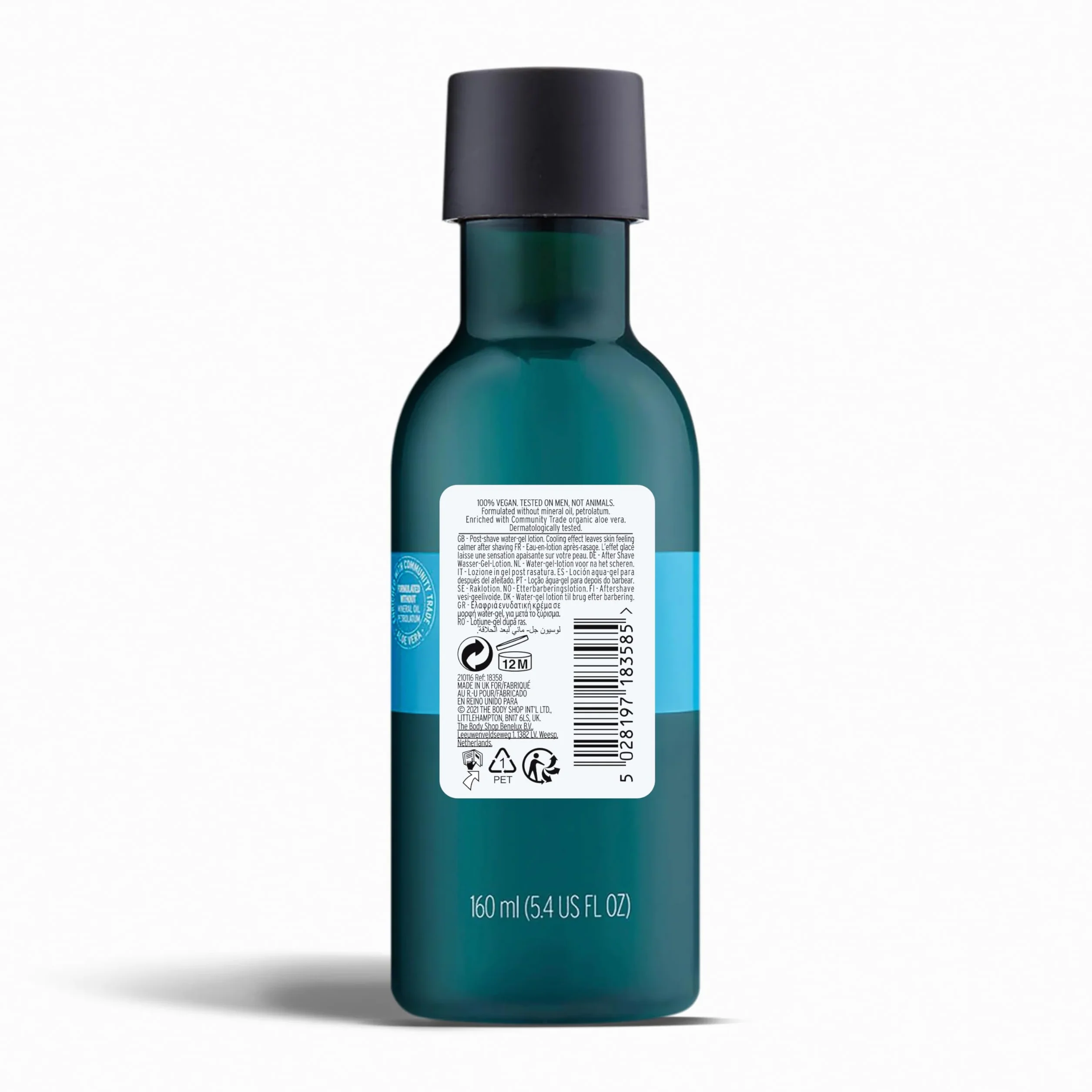 The Body Shop Maca Root & Aloe post-afeitado Gel de agua 160ml
