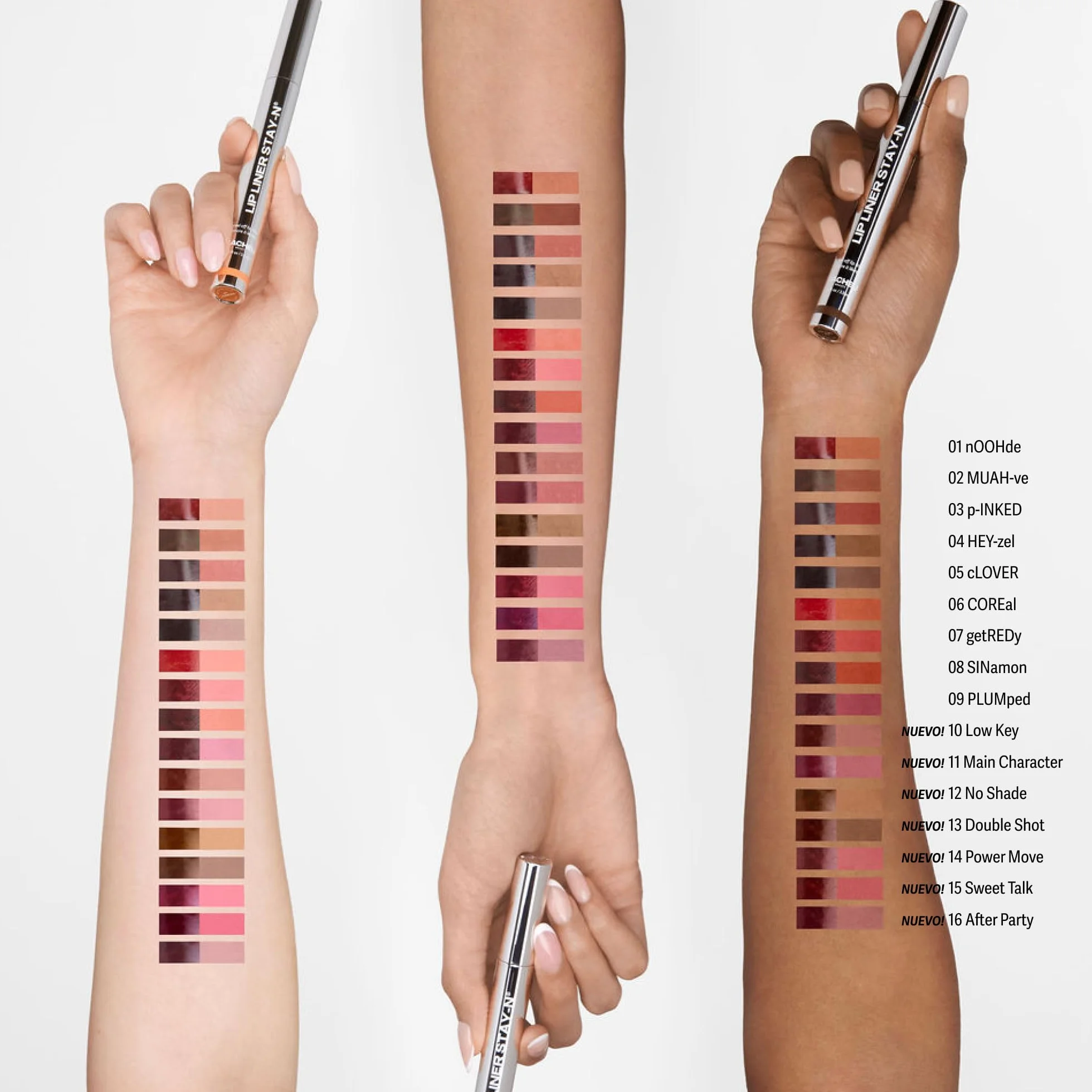 Sacheu Lip Liner STAY-N Peel Off Lip Stain – Impermeable Tinte de Larga Duración, Perfilador Labios Tinte a Prueba de Transferencia