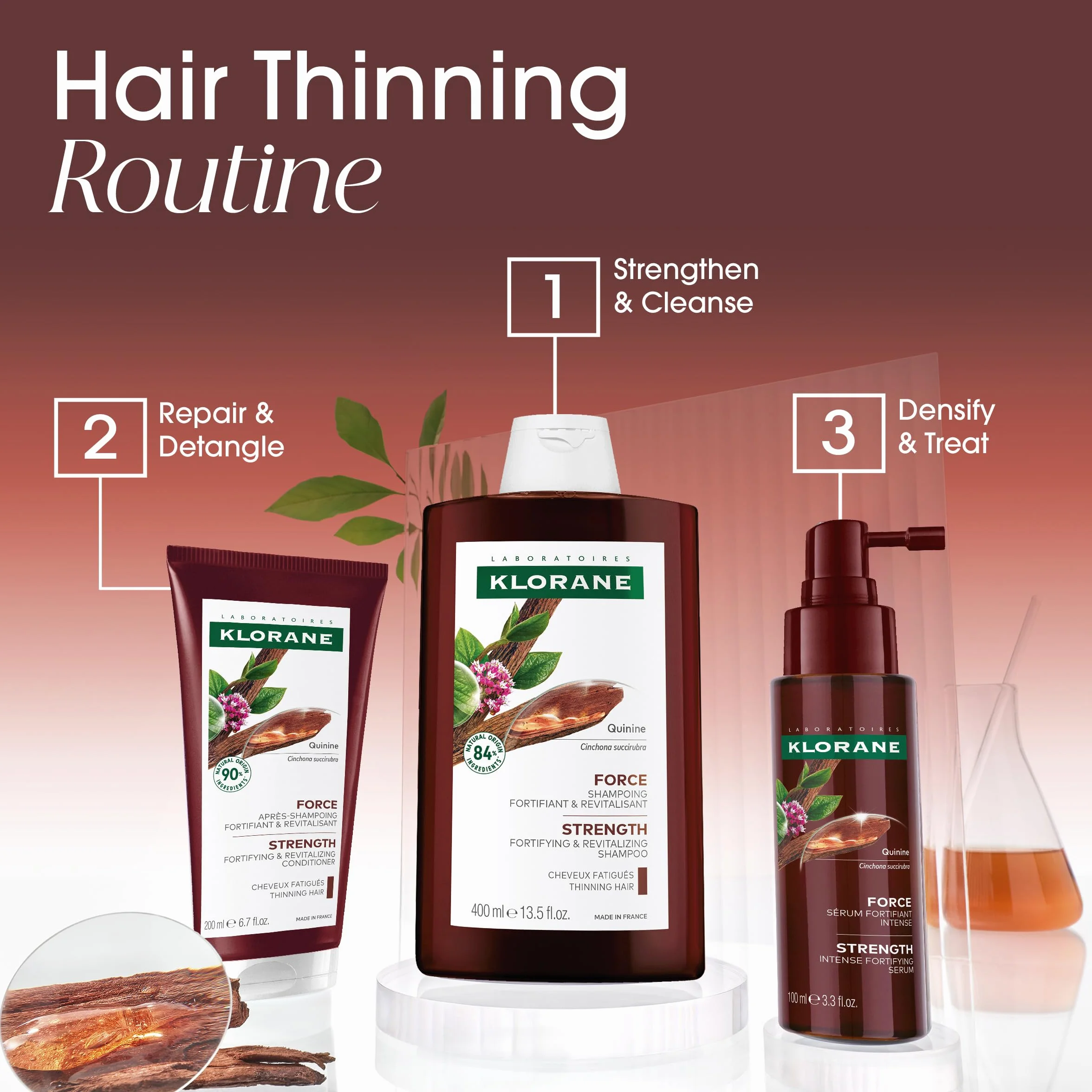 Klorane Suero Anticaída Quinina Edelweiss Pérdida Cabello 100ML