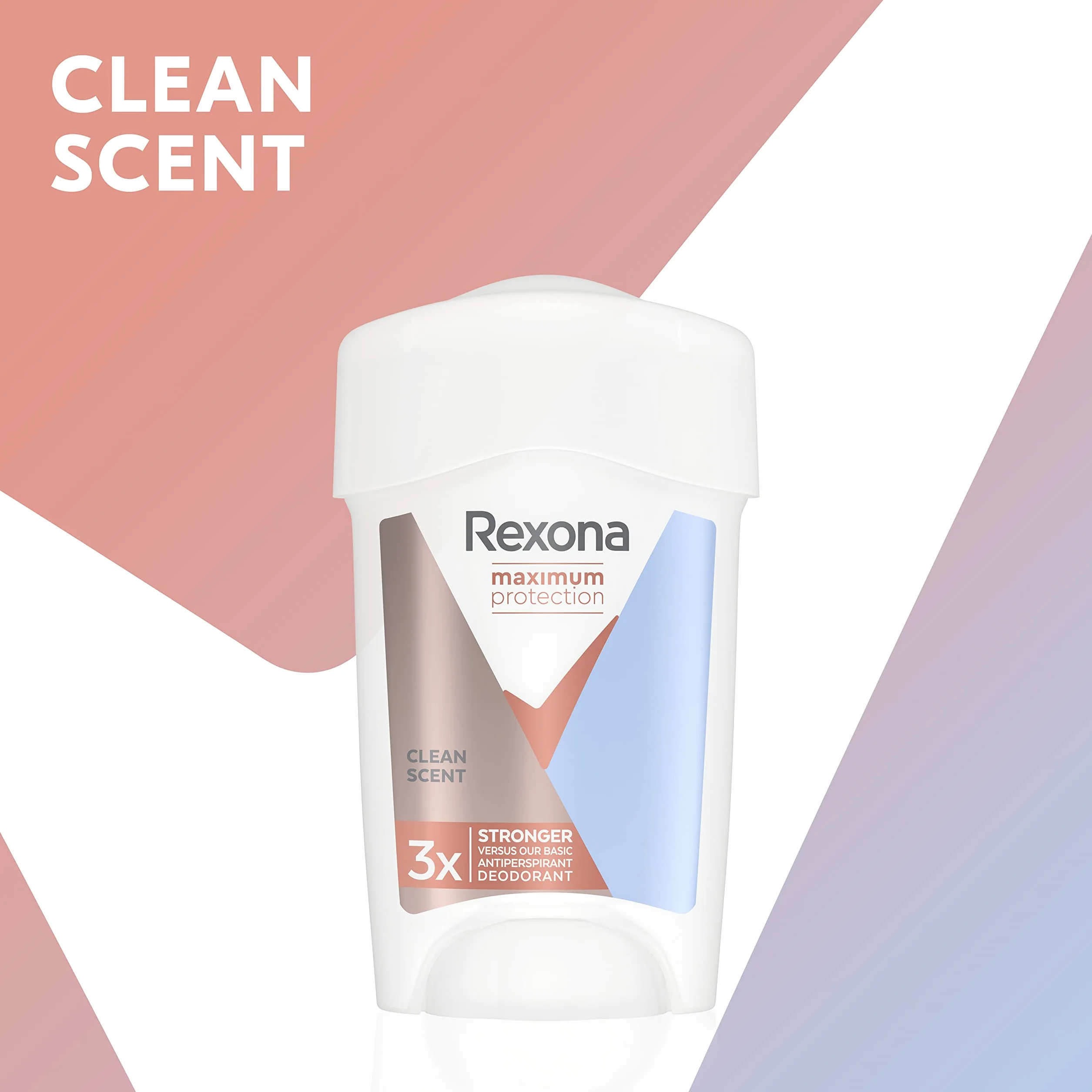 Rexona Maximum Protection Crema Antitranspirante Clean Scent 45 ml