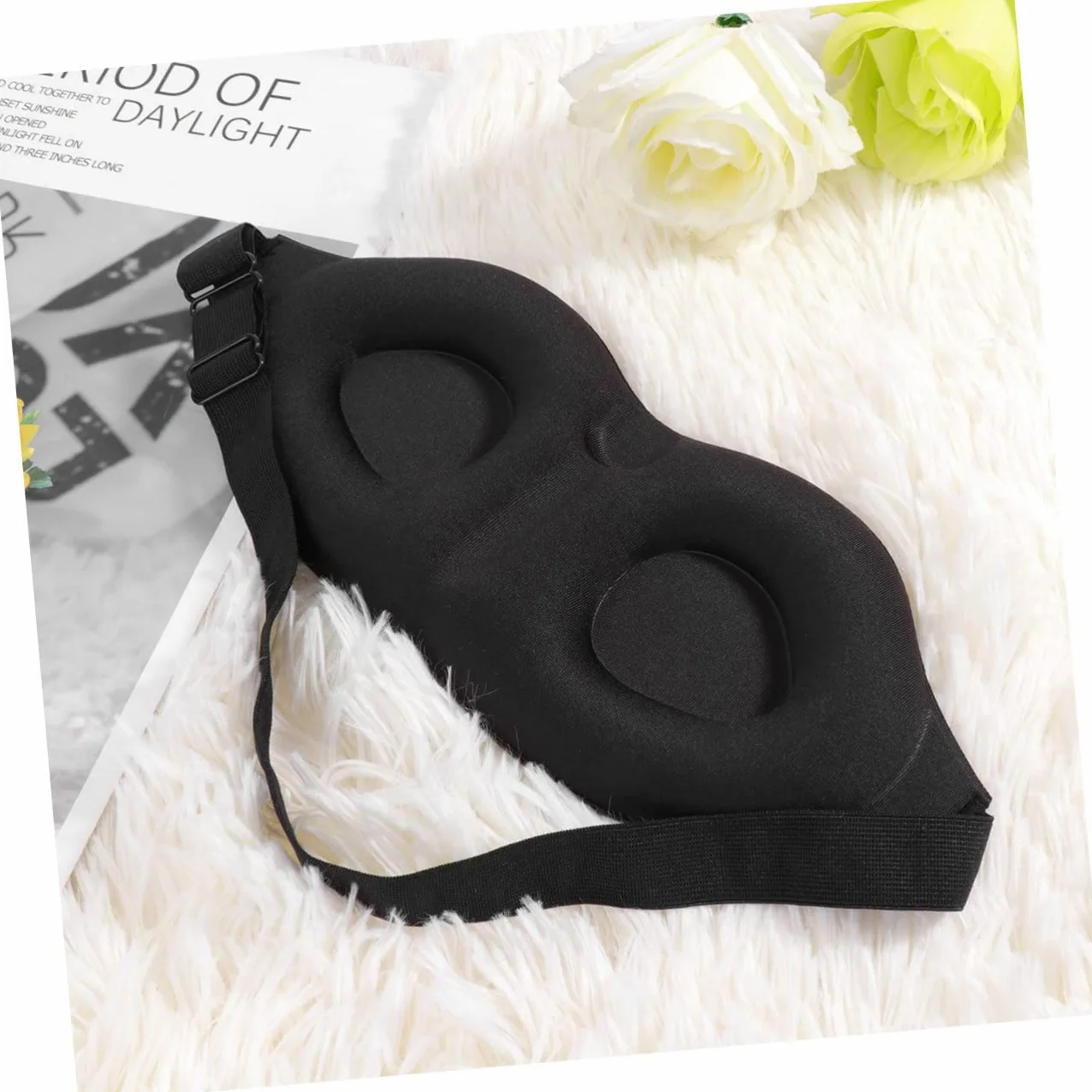Beaupretty 3 Antifaces Para Dormir 3d Estereoscópicos Lentos Paquete De 3 Antifaz Opaco Esponja Para Oficina Hogar Dormir Hebilla Ajustable De La Fatiga Ocular.