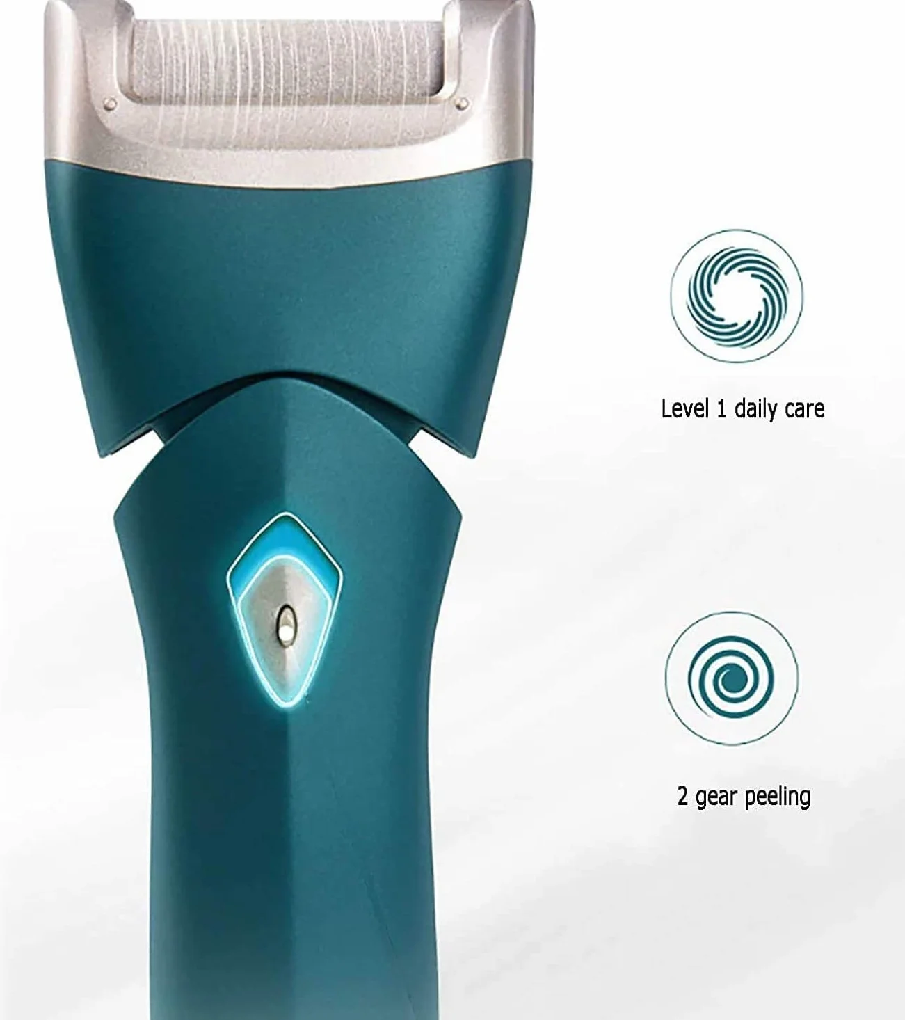Depurador de pies, removedor de Callos eléctrico, Herramientas de pedicura Recargables, Kit de Callos electrónico para Talones agrietados y Piel Muerta, Alimentado por batería