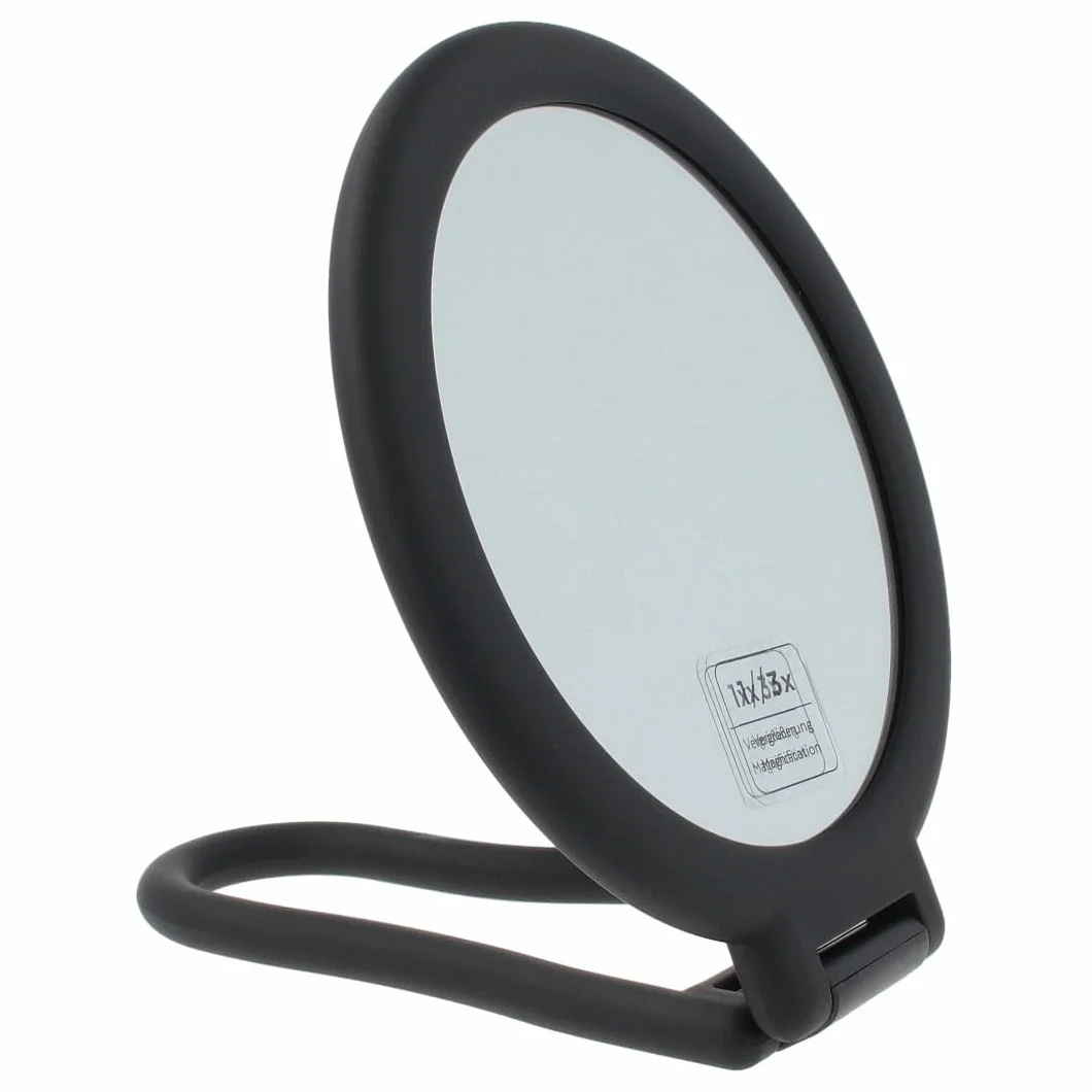 PARSA BEAUTY Espejo baño 3X Aumento Doble Cara Negro Redondo