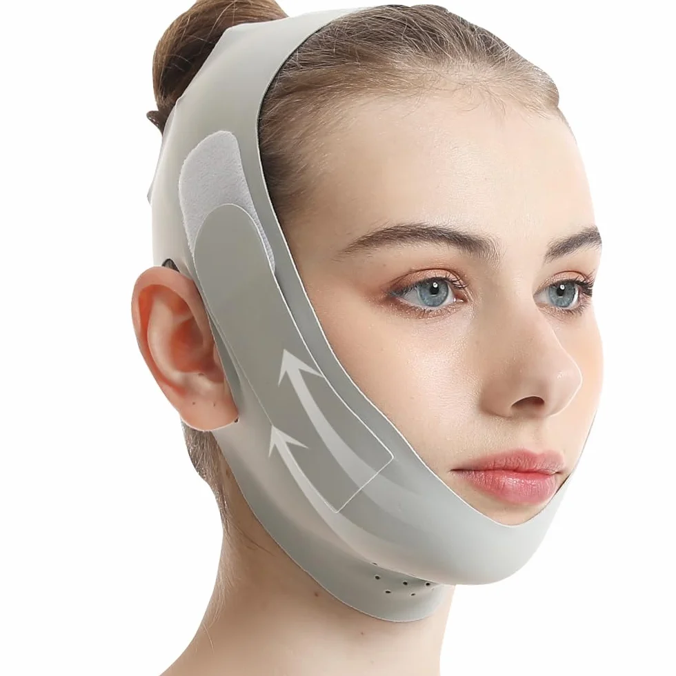 Mascarilla reafirmante facial V Line Lifting Máscara Correa