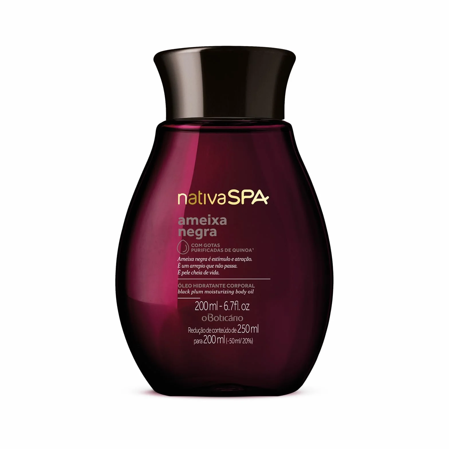 O Boticário Nativa SPA Ciruela Negra Set Regalo Cuidado de la Piel 3 Productos