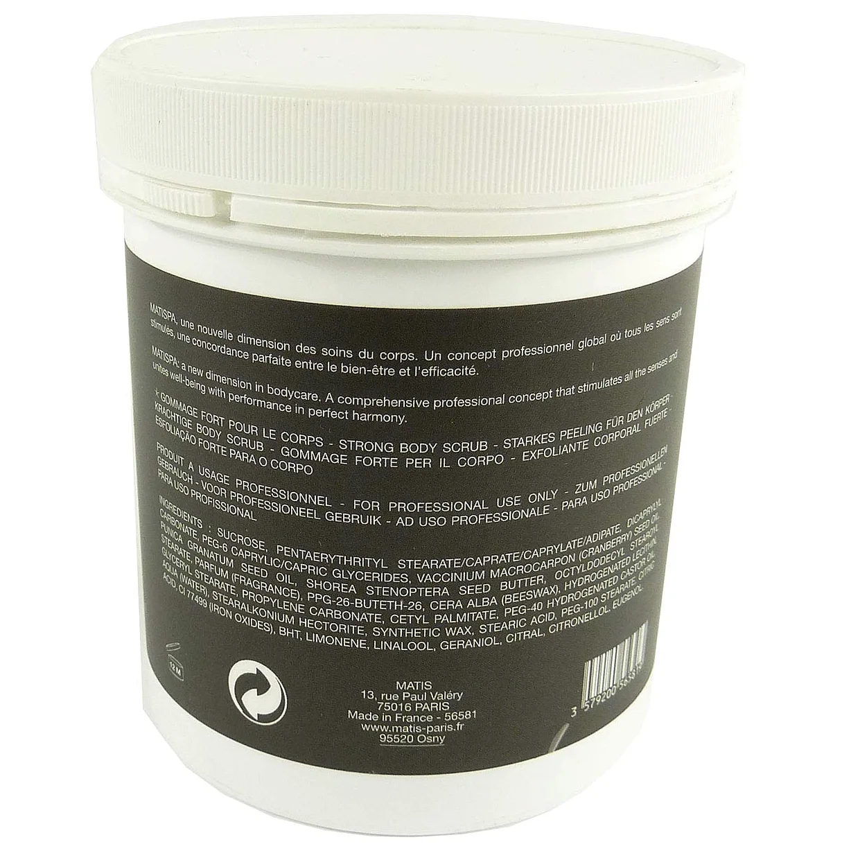 Matis Matispa 3 gommage pour le corps Body Scrub Exfoliante Corporal 500g