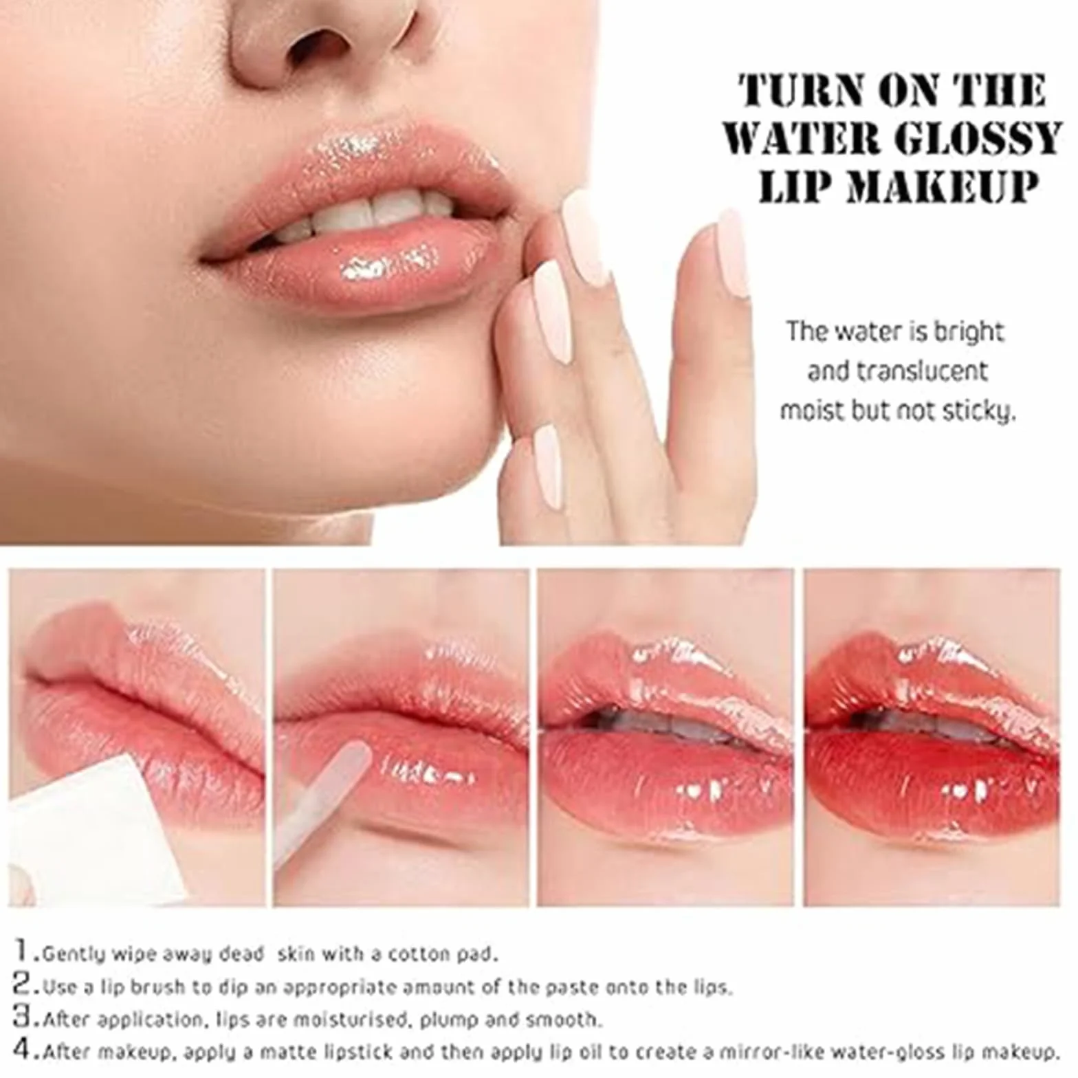 Kit de 2 Lip Maximizer Hyaluronic Lip Plumper + Vitamin E Lip Plumping Serum para Labios Blancos y Brillantes | Lip Volumen Extremo | Bálsamo Rellenador que Reduce Arrugas