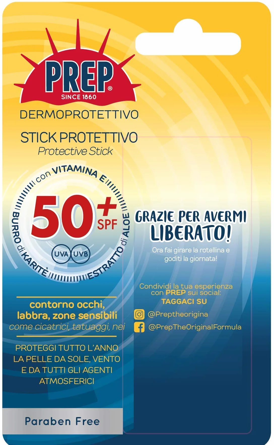 Dermoprotettivo Protective Eyes Lips Sensitive Areas SPF50 8 ml