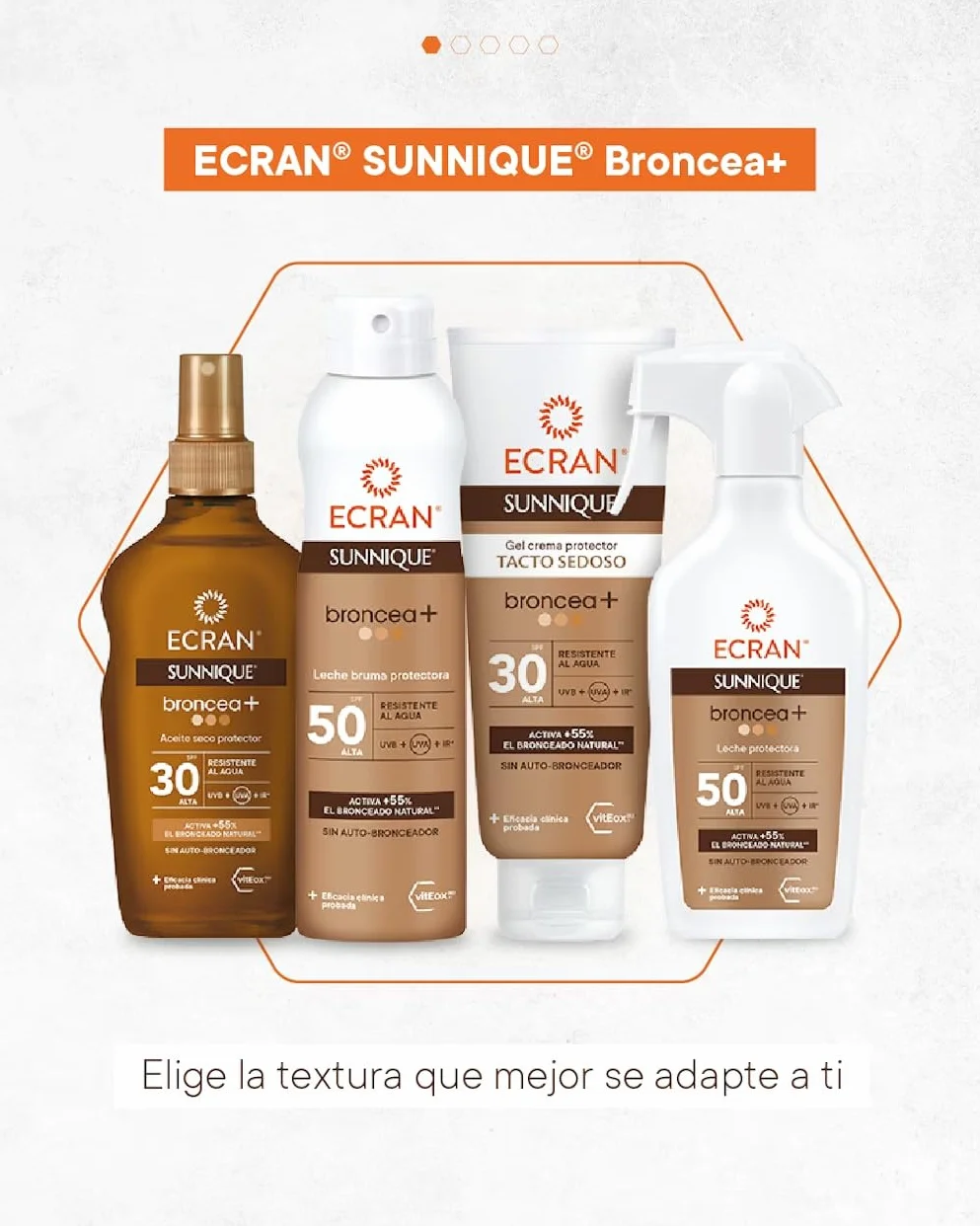 Sunnique Aceite Protector Solar FPS 30 Protección Media UVB UVA PureBronze Resistente al Agua 200 ml