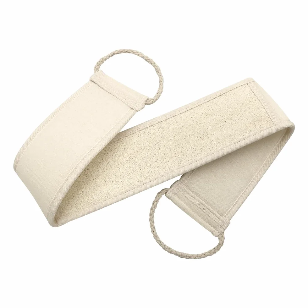 Pinkou Loofah Baño Exfoliante Orgánica Back Scrubber Ducha Toalla