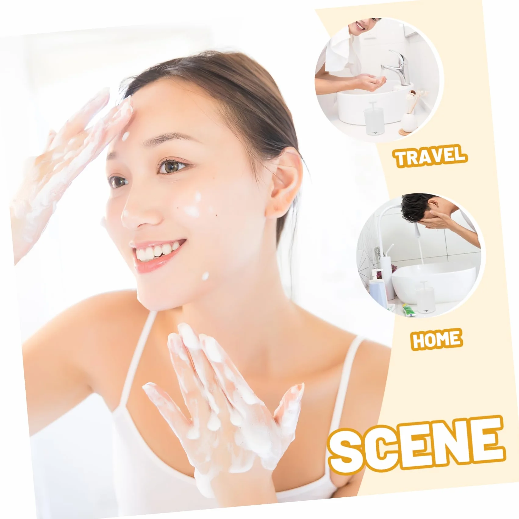 FOMIYES Generador de Espuma Facial 2 Piezas Tamaño Compacto Ahorro de Jabón