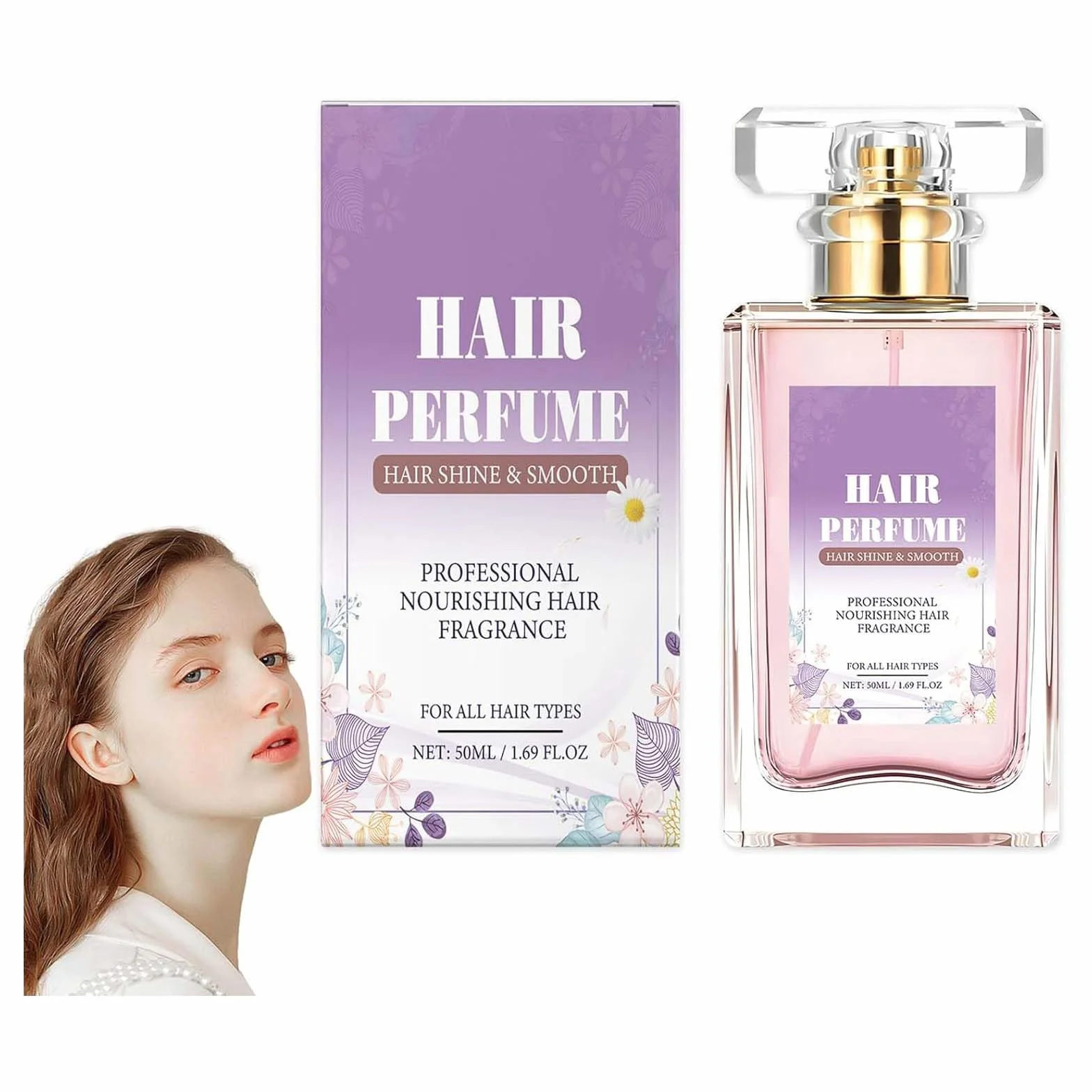 Perfume para Cabello con Feromonas y Aceites Esenciales para Cabello Seco Dañado