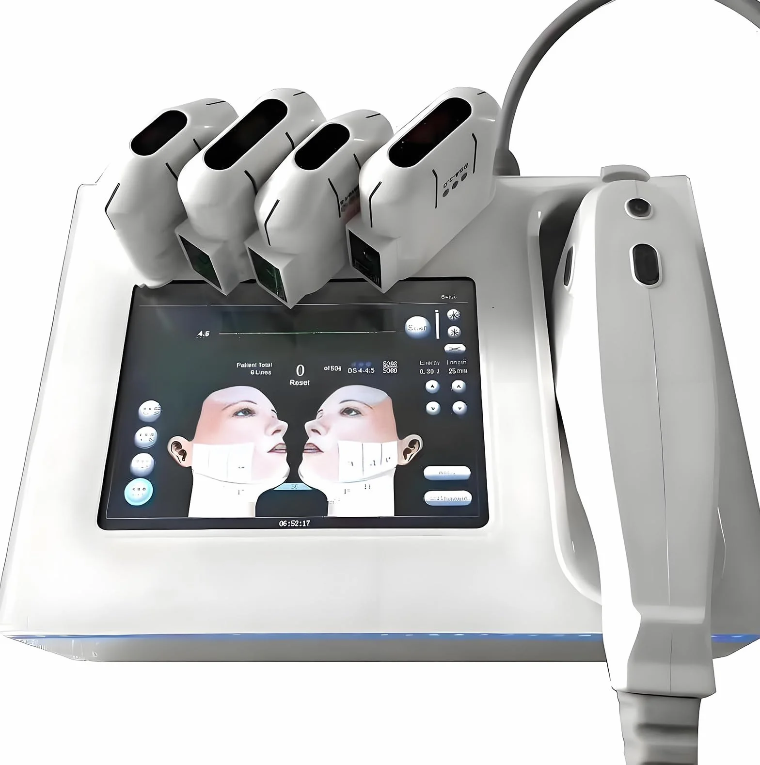 Profesional Dispositivo Hifu 7d 5 Profundidades Ajustables (1,5-13 Mm) Para Lifting Facial Y Corporal Antienvejecimiento