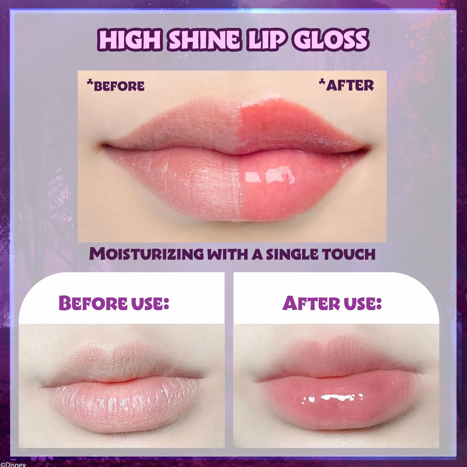 Frozen Brillo Labial Vegetal 12 uds Niñas 3+ Regalo