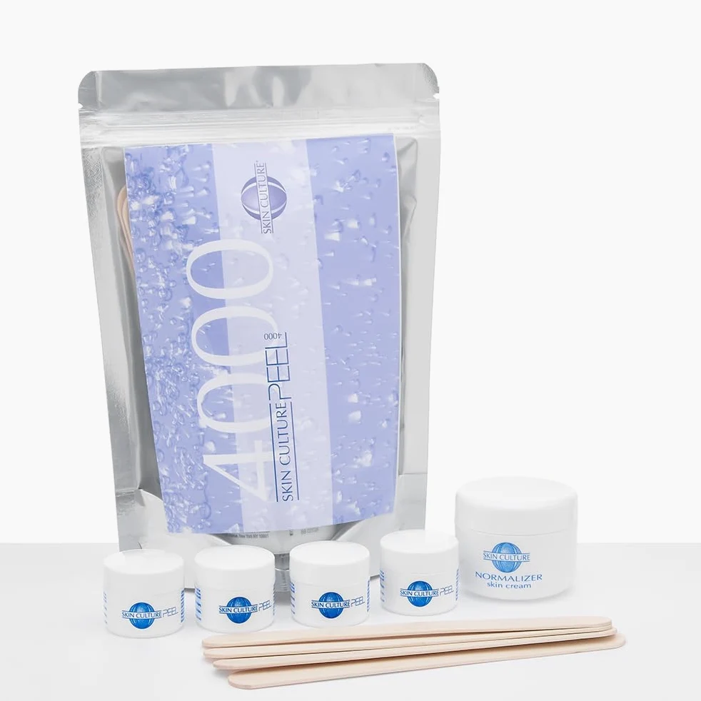 Skin Culture Juego de 5 tarros de tratamiento Skin Peel 4000 | Utilizado por miles de hombres y mujeres desde 1937 | Se deshace de cicatrices de acné, manchas, poros grandes, líneas finas, daños por