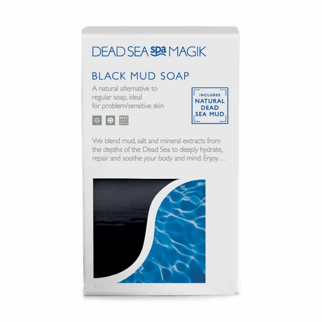 Dead Sea Jabón de barro negro Spa Magik 100 g (el embalaje puede variar)