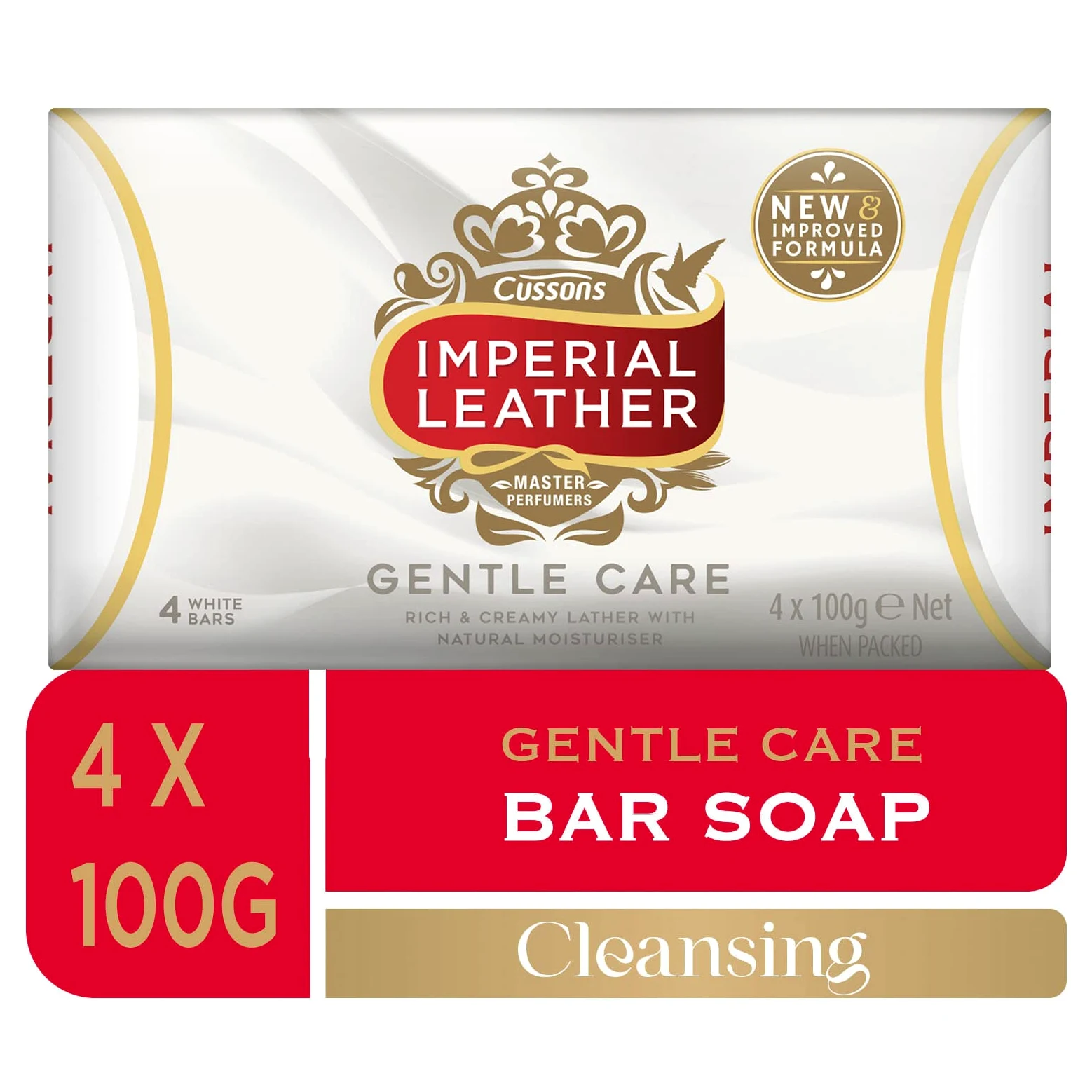 Imperial piel suave Bar Jabón 100 g (Pack de 8, total 32)