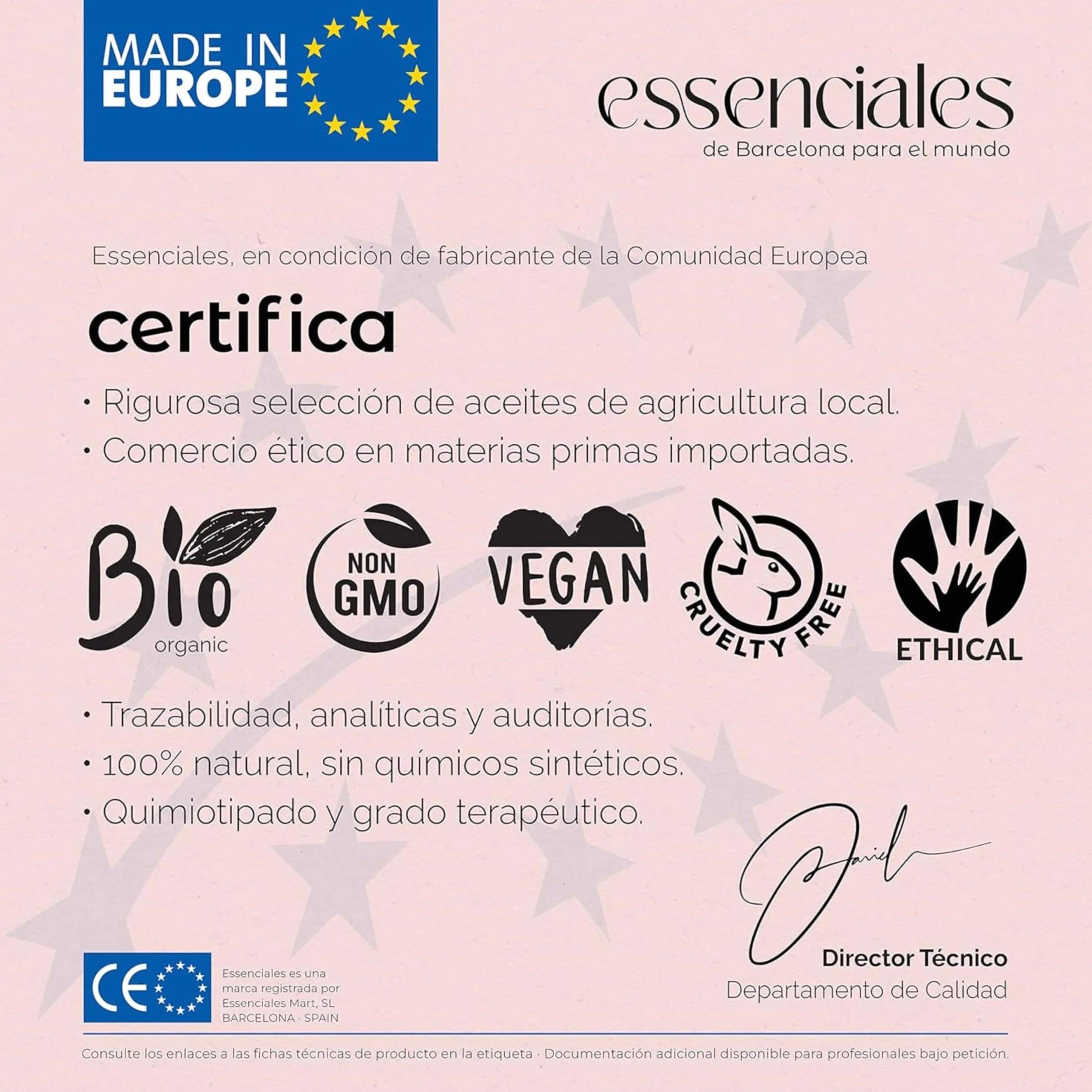 Aceite Rosa Mosqueta 100% Puro para Cicatrices - Essenciales 10 ml