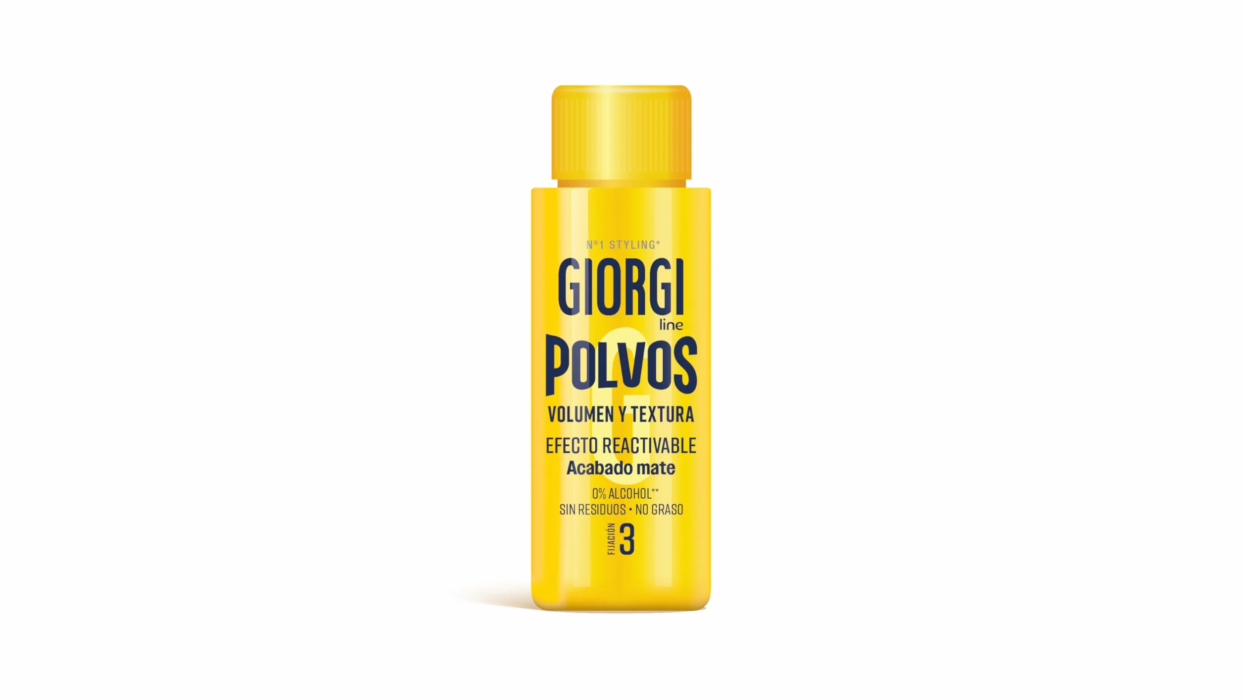 Giorgi Line Polvos Voluminizadores 10 g Volumen Intenso Raíz Acabado Mate Powder to Wax Sin Alcohol Siliconas