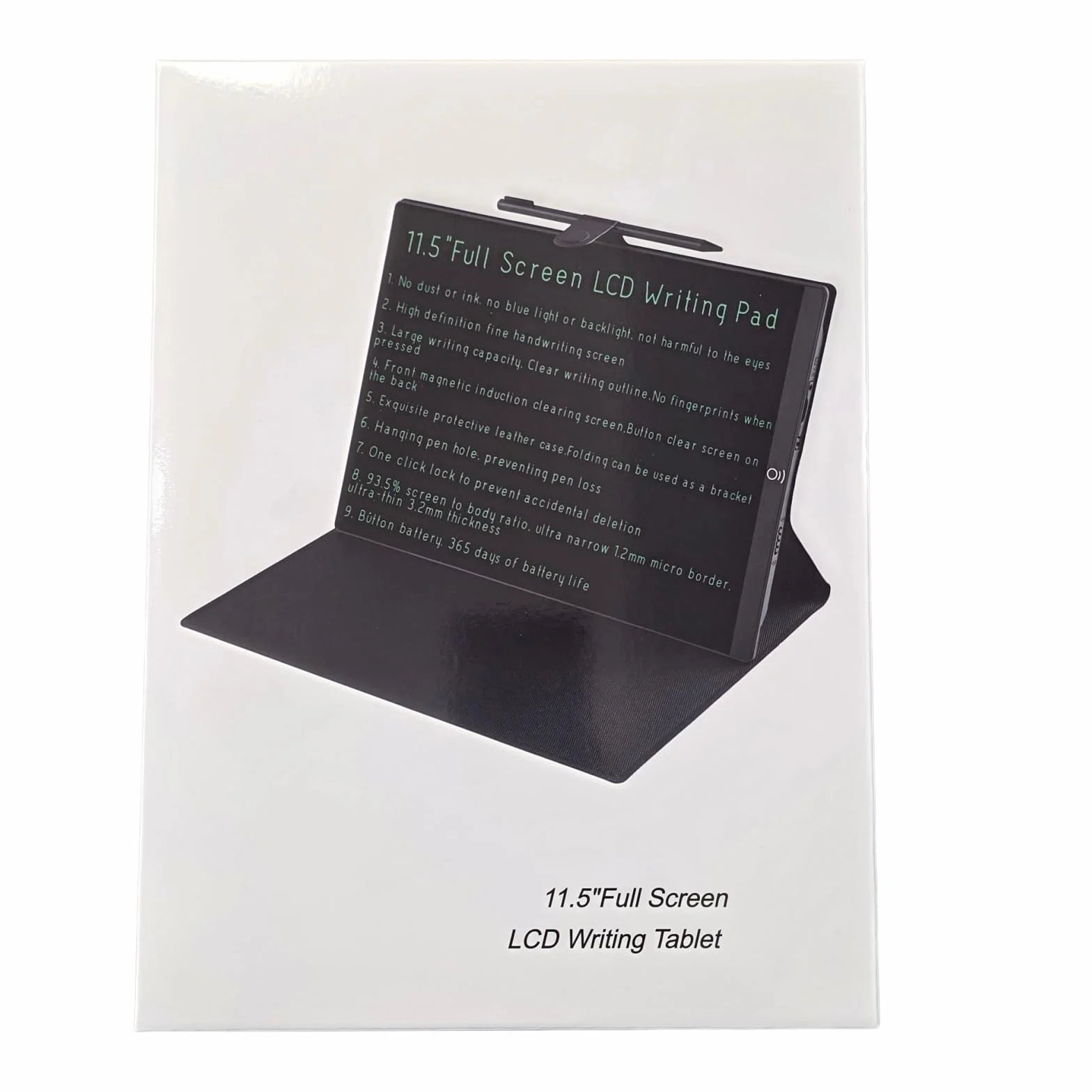 EMEBAY Tableta de escritura LCD 11,5" bloc de notas digital 3,2 mm para niños adultos