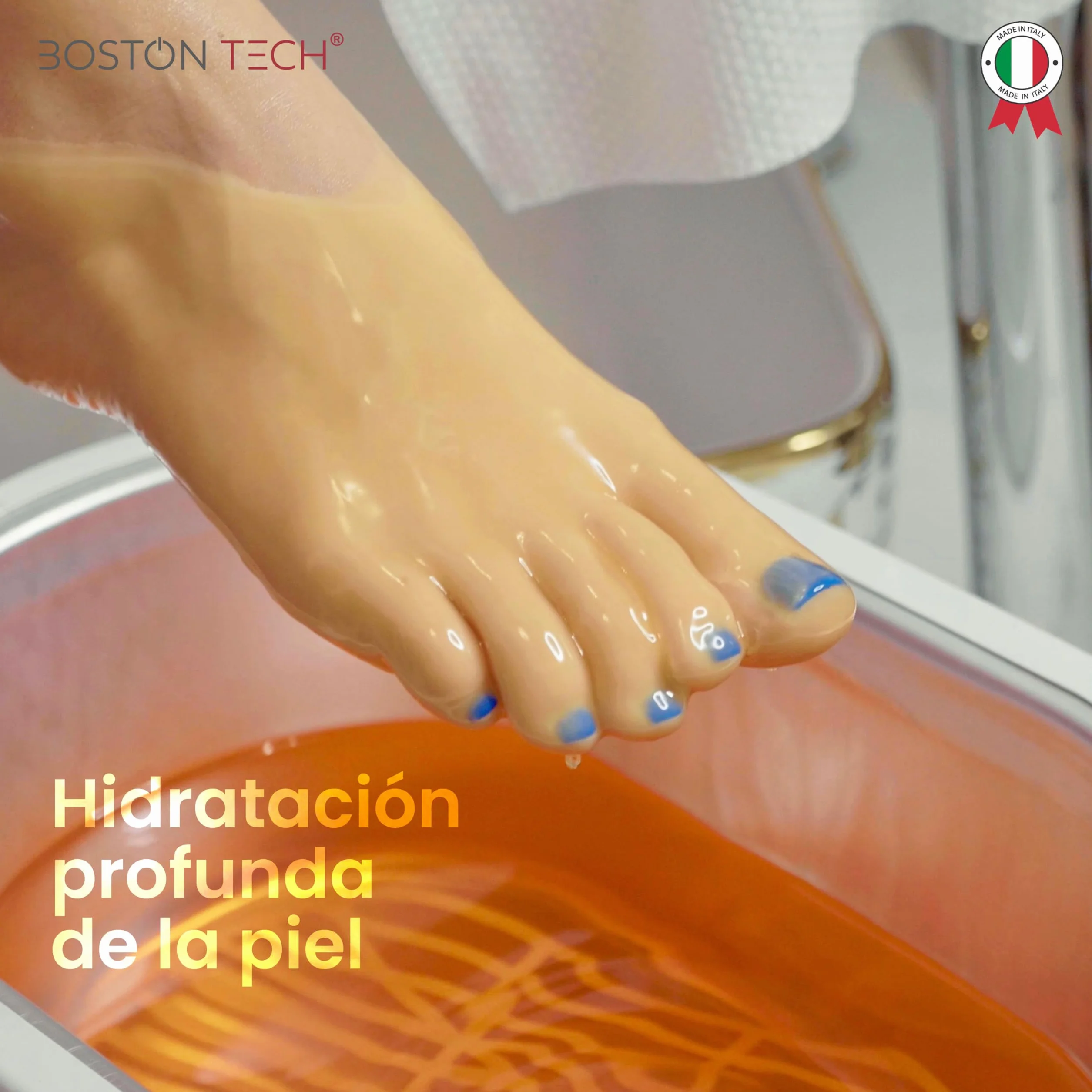 Boston Tech Parafina para Manos y Pies 2 bloques 450g Tratamiento Antioxidante Hidratante Profesional