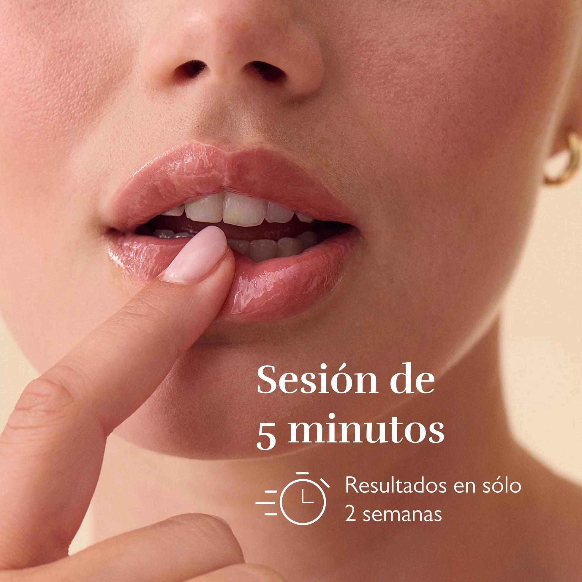 Silk'n Lumilips LED Máscara para Labios - Dispositivo Rejuvenecer Volumizar Luz Roja Recargable Blanco