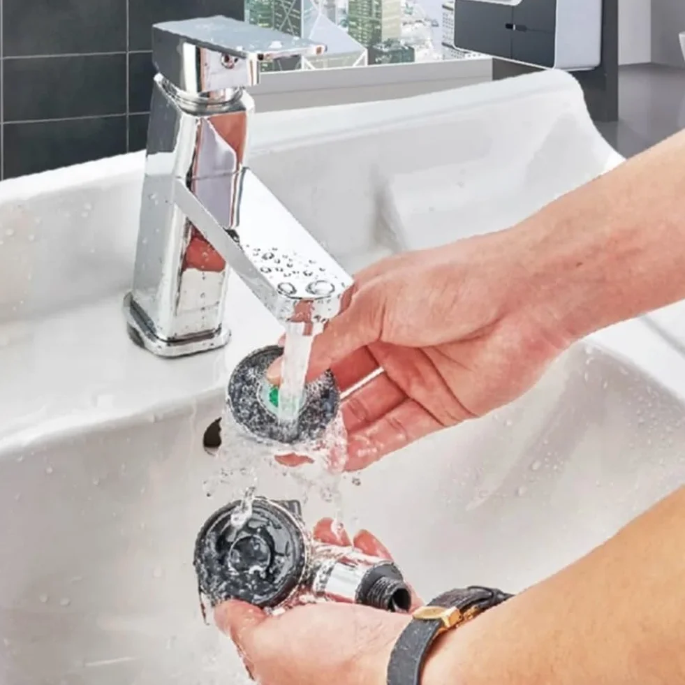 Cabezal Rociador de Ducha G1/2 Recambio Extraíble Cromo Pulido Plateado Alta Resistencia para Peluquerías Champú Lavado