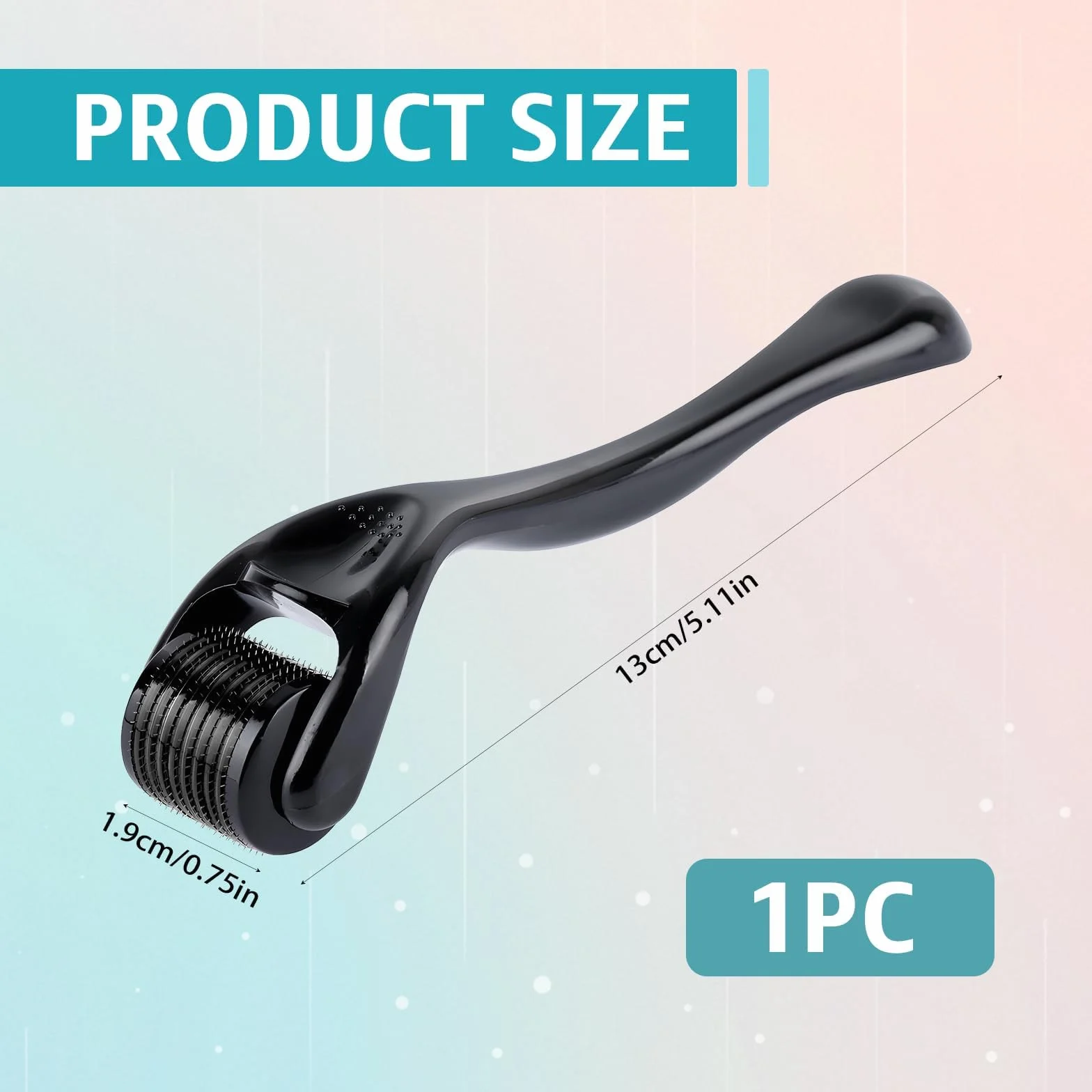 Derma-Roller Microagujas 0.5mm Rodillo Mikroneedling para Anti-Edad Hombre Mujeres
