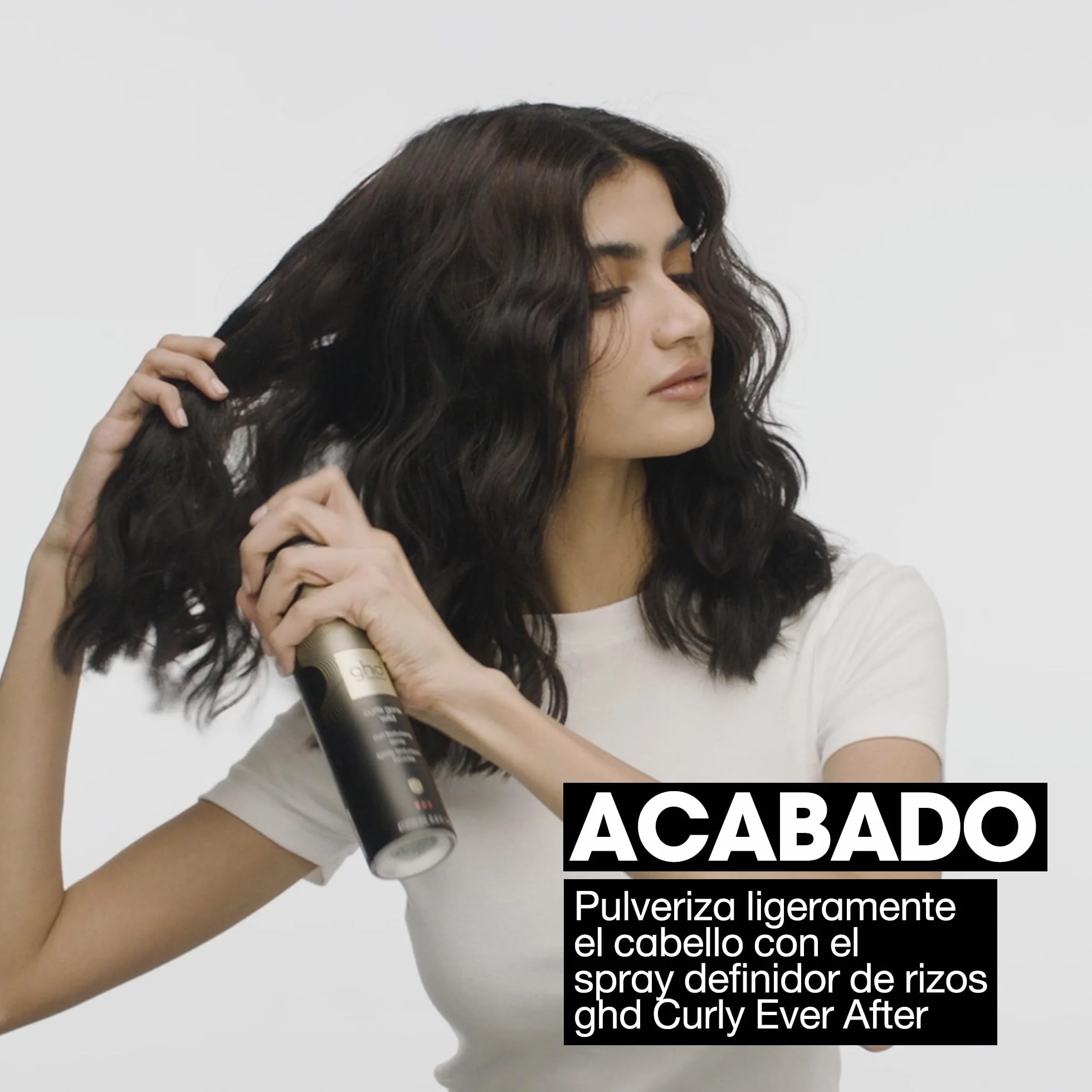 GHD Curly Ever After Spray Profesional para Fijar y Crear Rizos y Ondas, 120ml