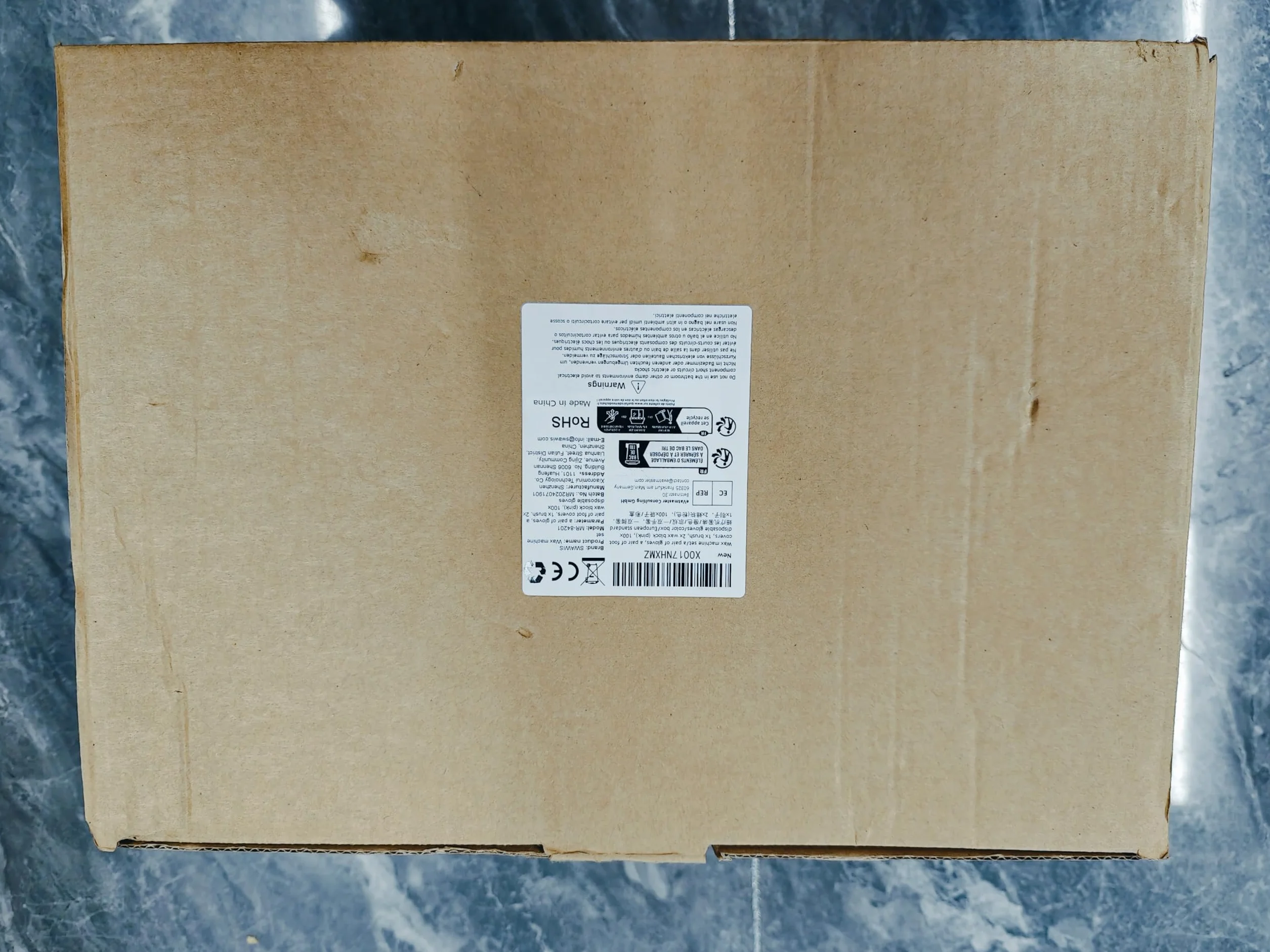 SWAWIS Calentador de Parafina para Manos y Pies 200W con 2 x 450g de Parafina