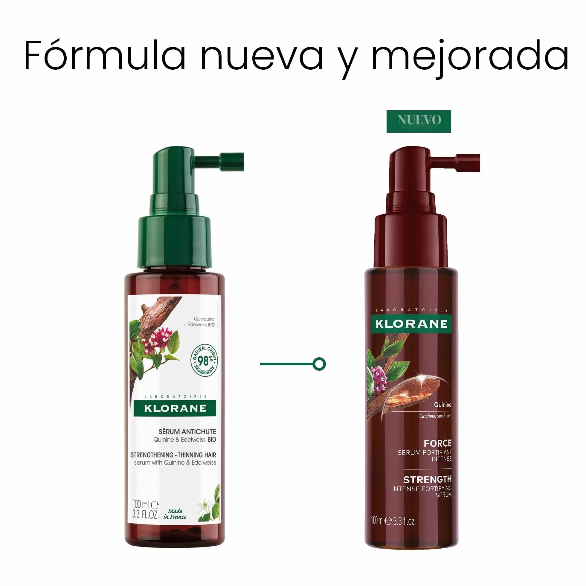 Klorane Suero Anticaída Quinina Edelweiss Pérdida Cabello 100ML