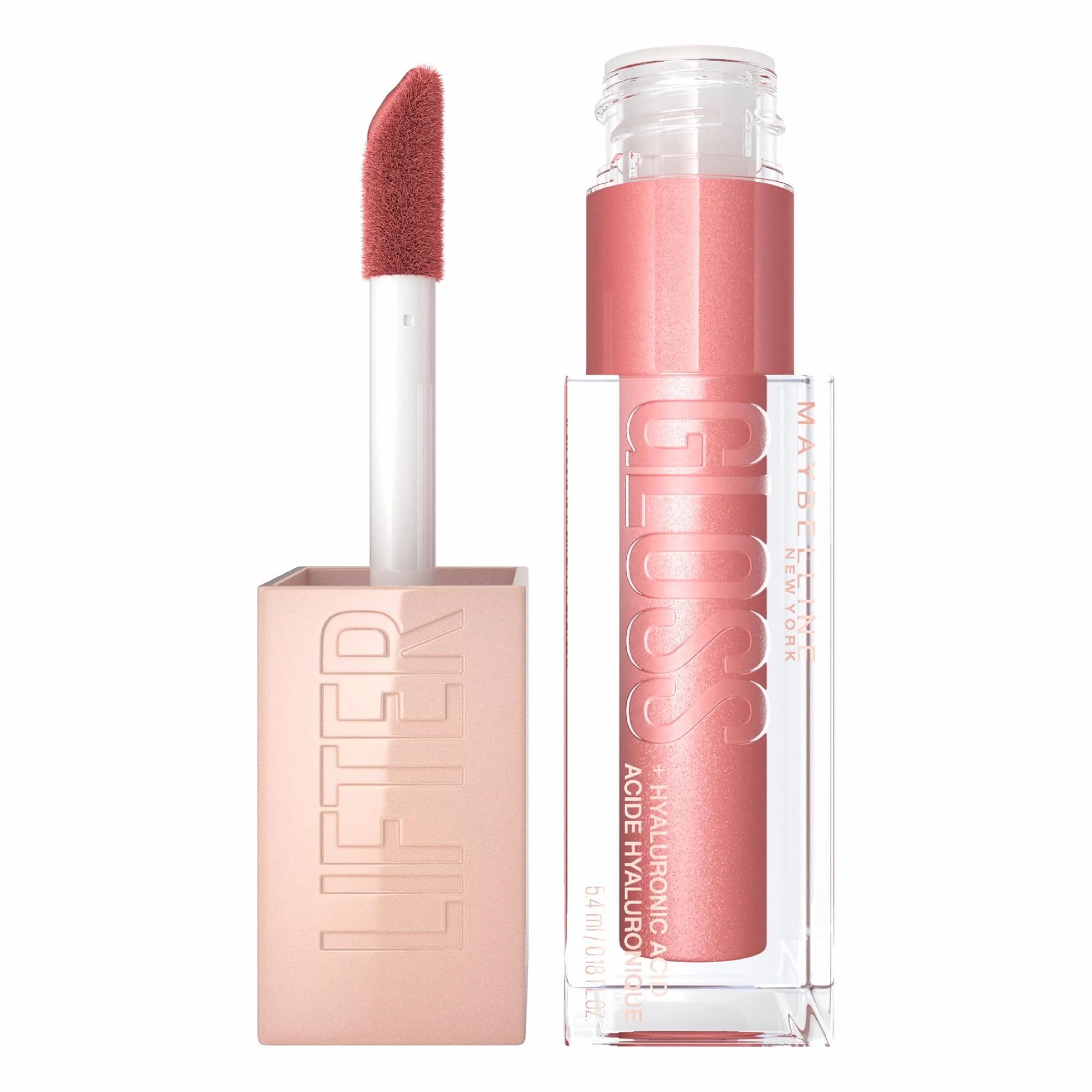 Maybelline New York Lifter Gloss Brillo de Labios con Ácido Hialurónico