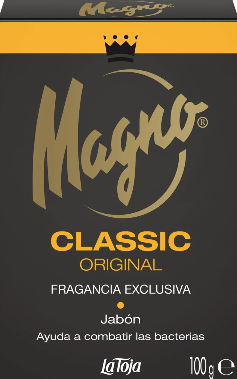 Magno Jabón de manos 2 pastillas 100 gr Fragancia exclusiva permanente
