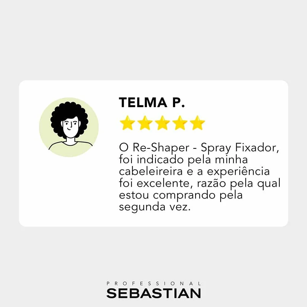 Sebastian Professional Re-Shaper Laca Fijación fuerte táctil Resistente humedad 400 ml