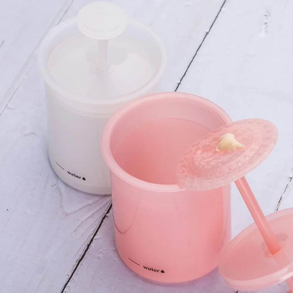 SZXMDKH Espuma para hacer burbujas de plástico portátil limpiador facial cuidado de la piel