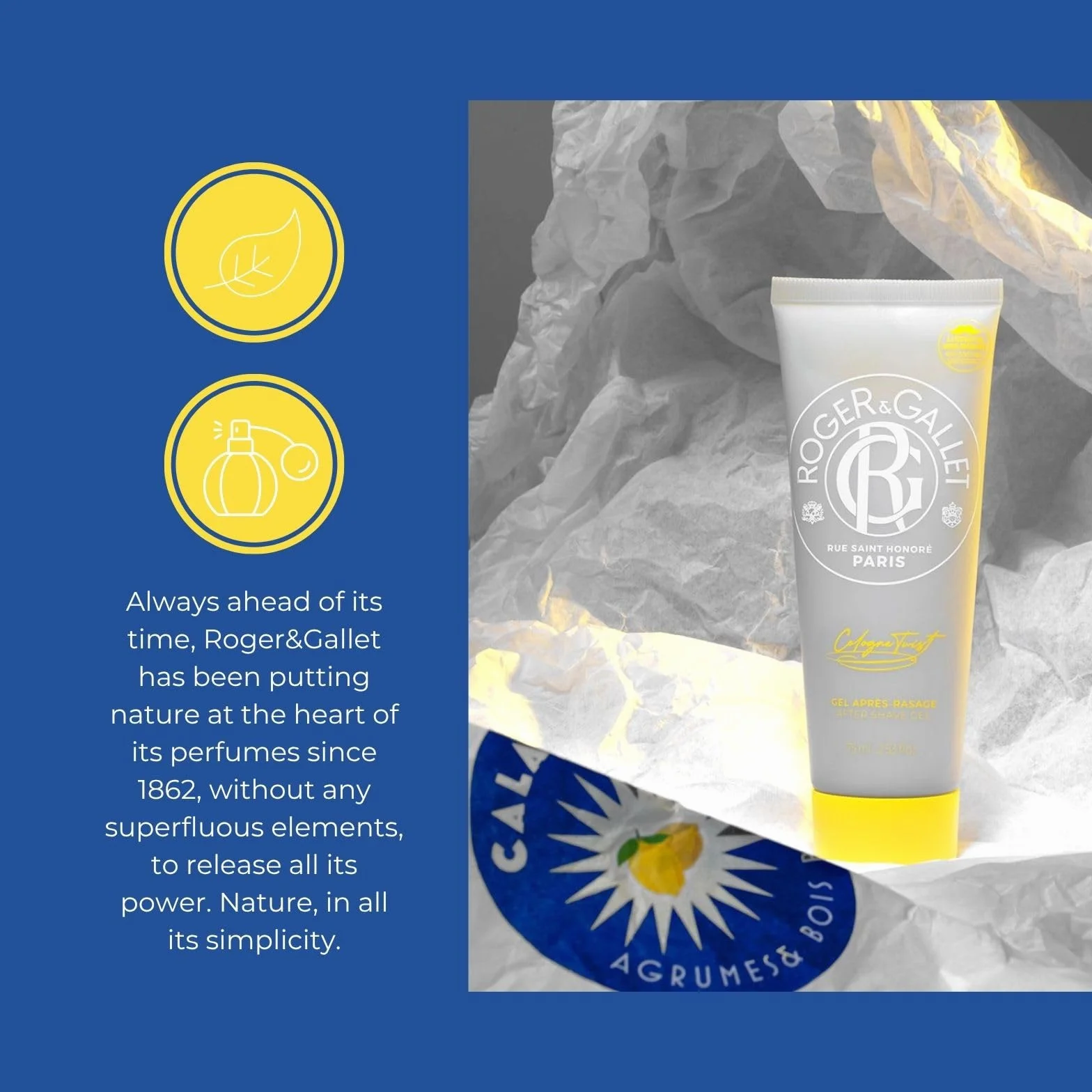 Roger & Gallet Gel After Shave Cologne Twist 75ml
