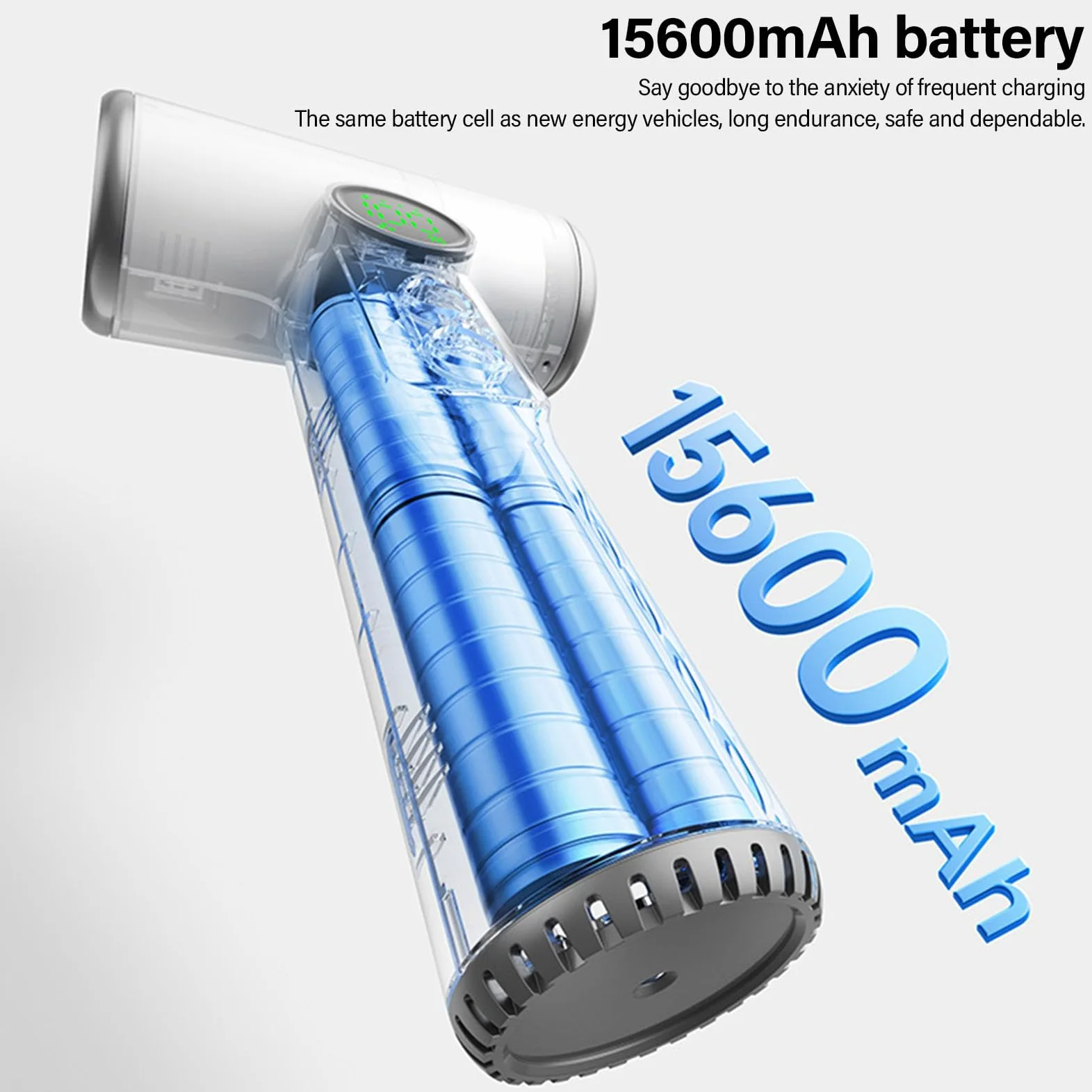 Bewinner Secador de Cabello Recargable USB 200w, Secador de Soplado Inalámbrico Portátil con Viento Caliente Caliente, 3 Configuraciones Ajustables para Viajar, Estilo (Enchufe de la UE)