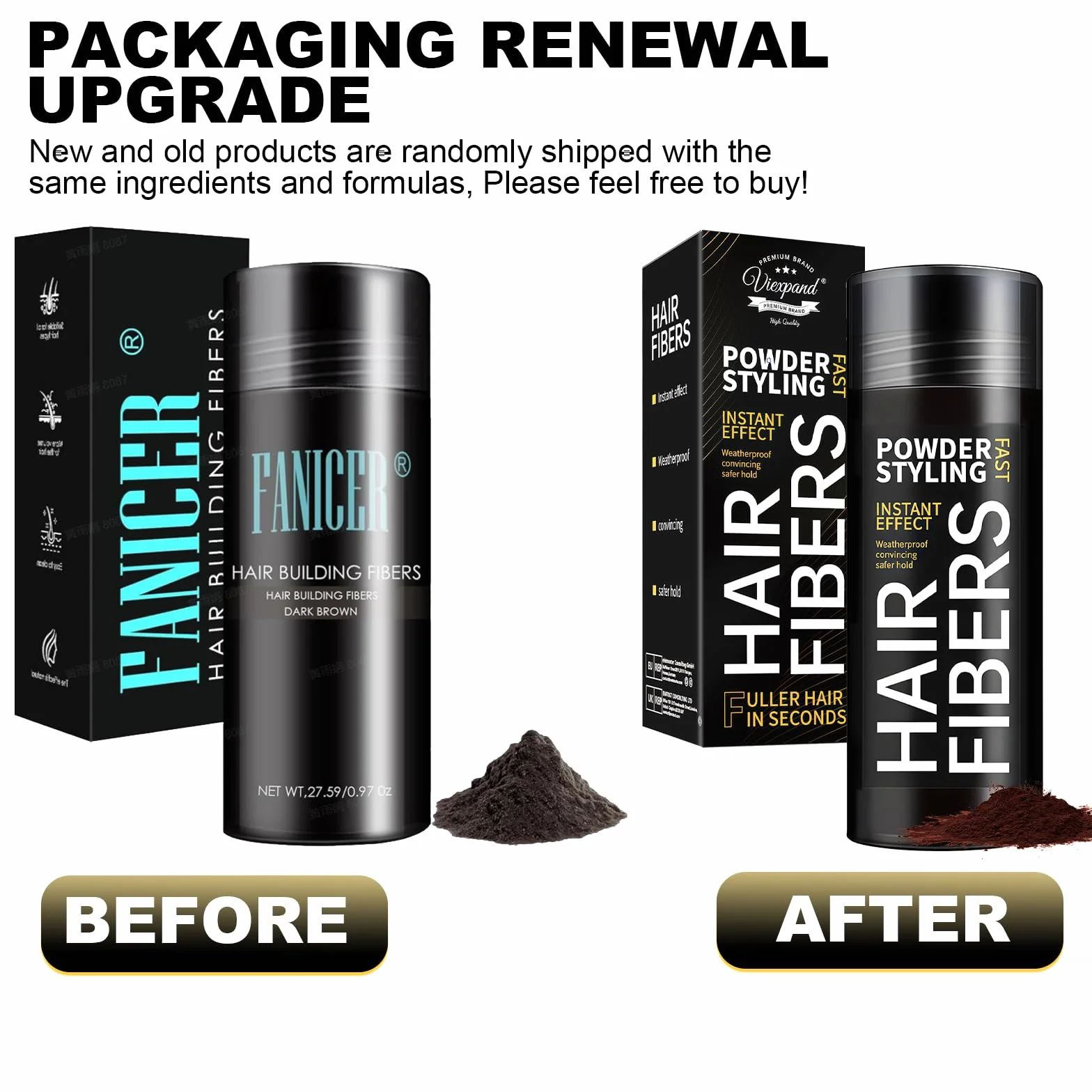 Fibras Capilares 27.5G para Cabello, Microfibras en Polvo para Disimular Calvicie y Aumentar el Volumen, Castaño Oscuro