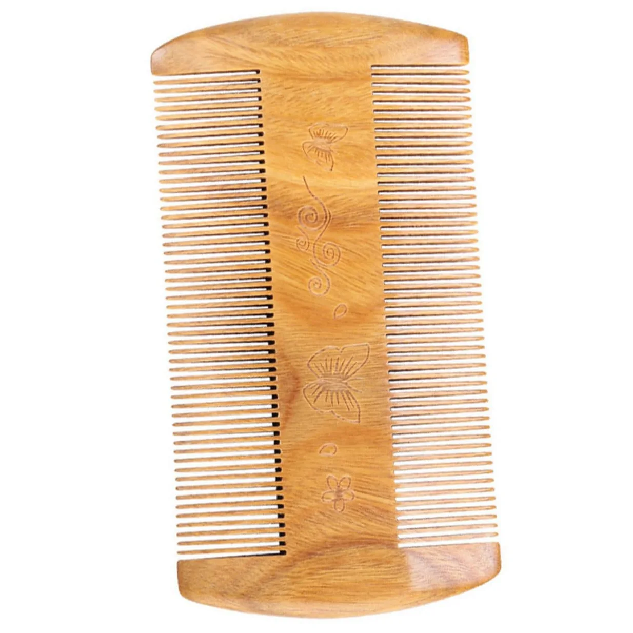 minkissy 5 peines de bolsillo para barba de sándalo verde para hombres, peine de bolsillo para barba, de corte de a, de bigote, de a para hombres, s para cabello hombre,