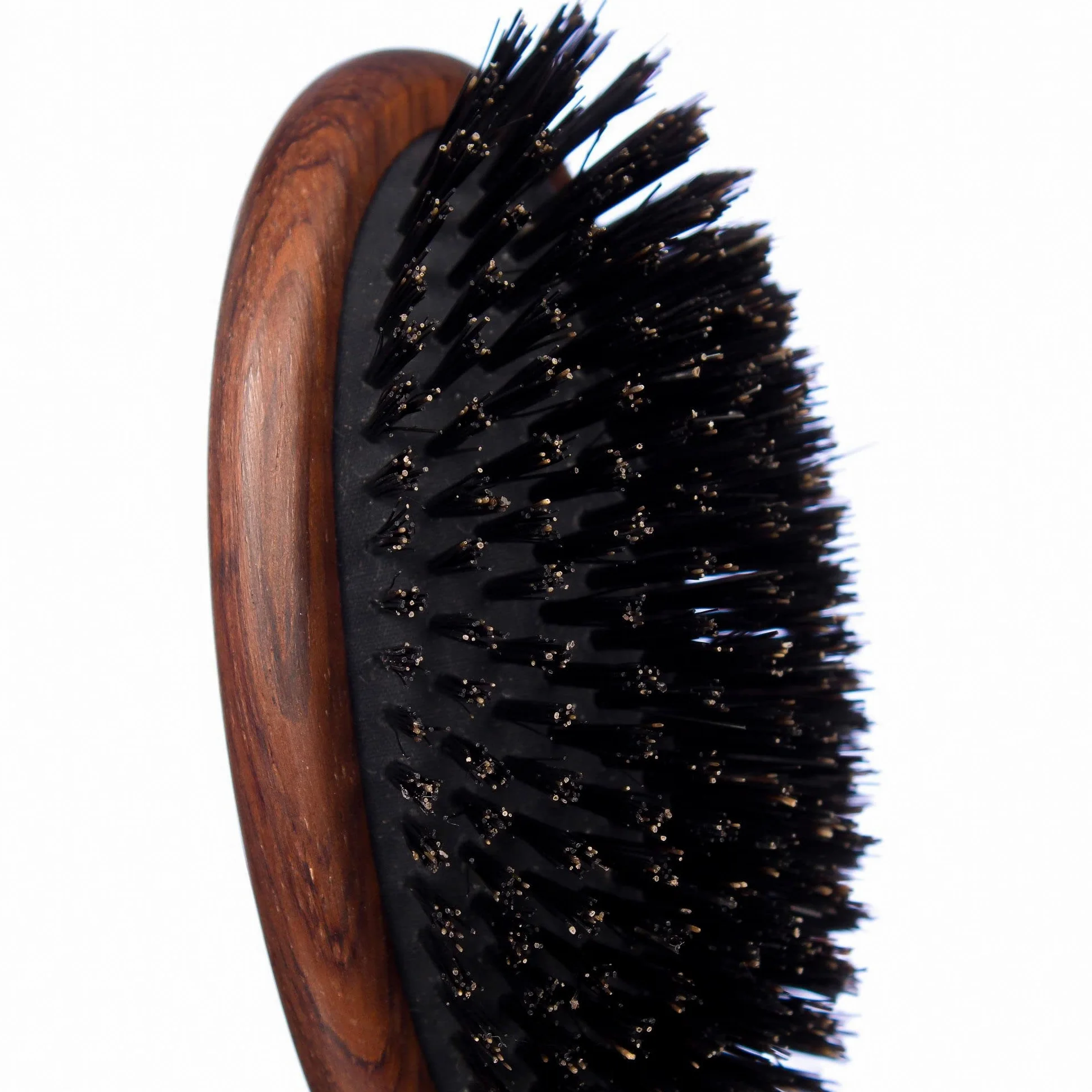 Plisson – Cepillo de pelo neumático para mujeres y hombres, modelo grande – Cepillo tradicional, madera natural, 100% puro pelo de jabalí – Fabricación francesa