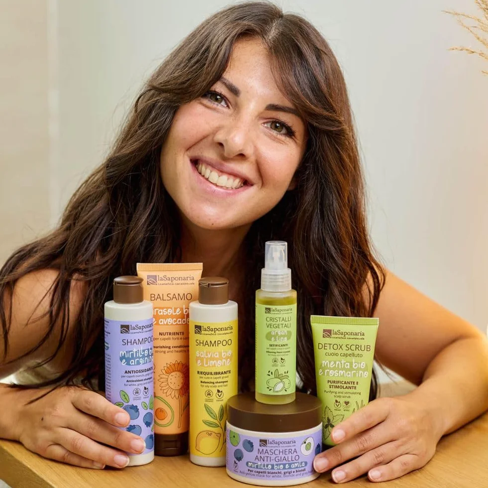 La Saponaria Exfoliante Capilar con Menta Orgánica y Romero Detox Cabello Estimula el Cuero Cabelludo