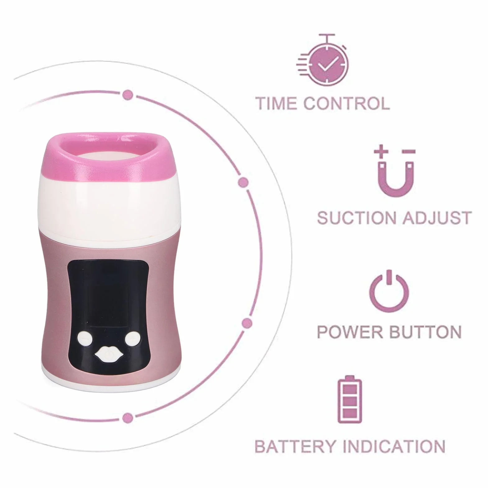 Rellenador De Labios Eléctrico, Dispositivo Para Dar Volumen Con Control De Tiempo