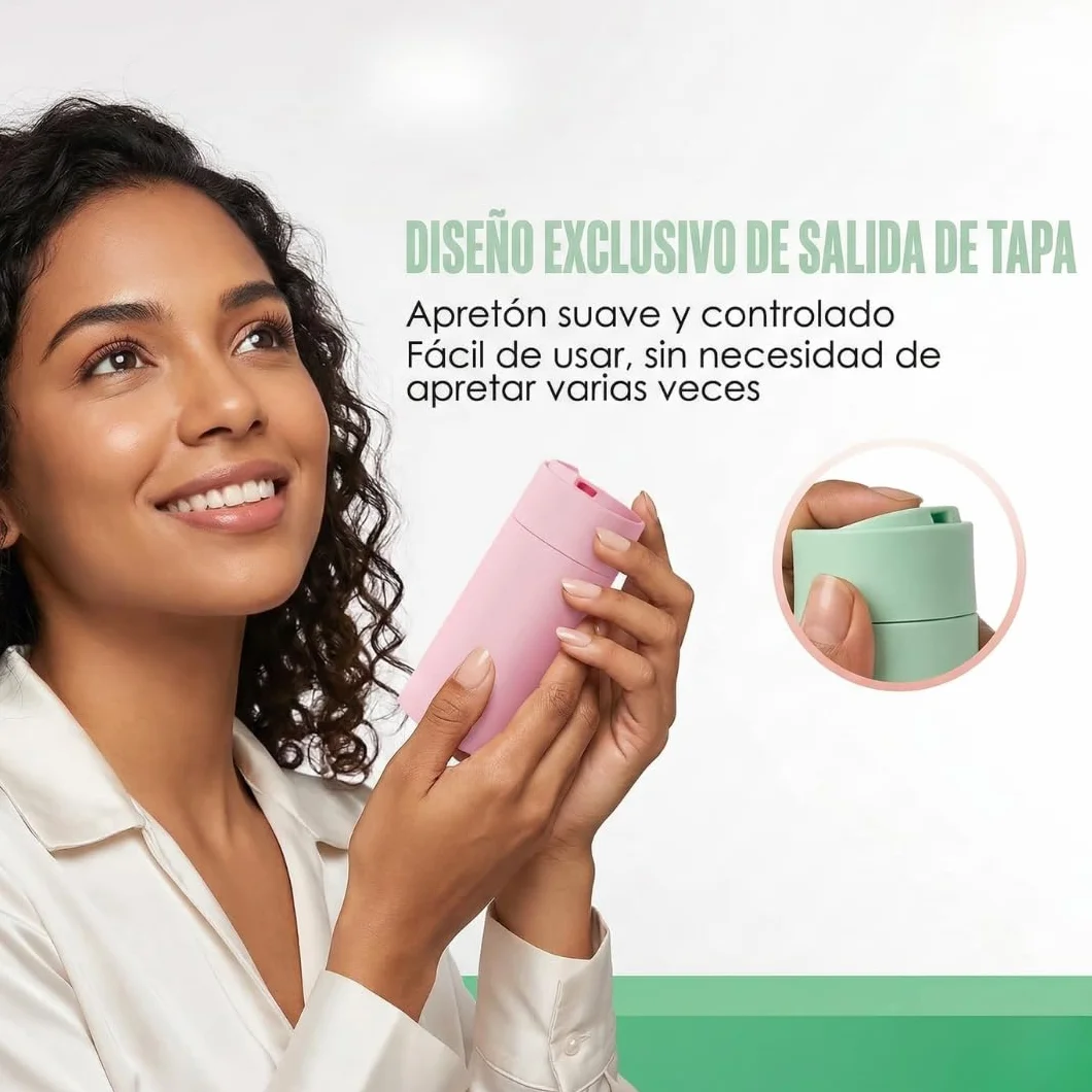 Botes viaje rellenables 100ml a prueba de fugas para gel, champú y lociones Rosa